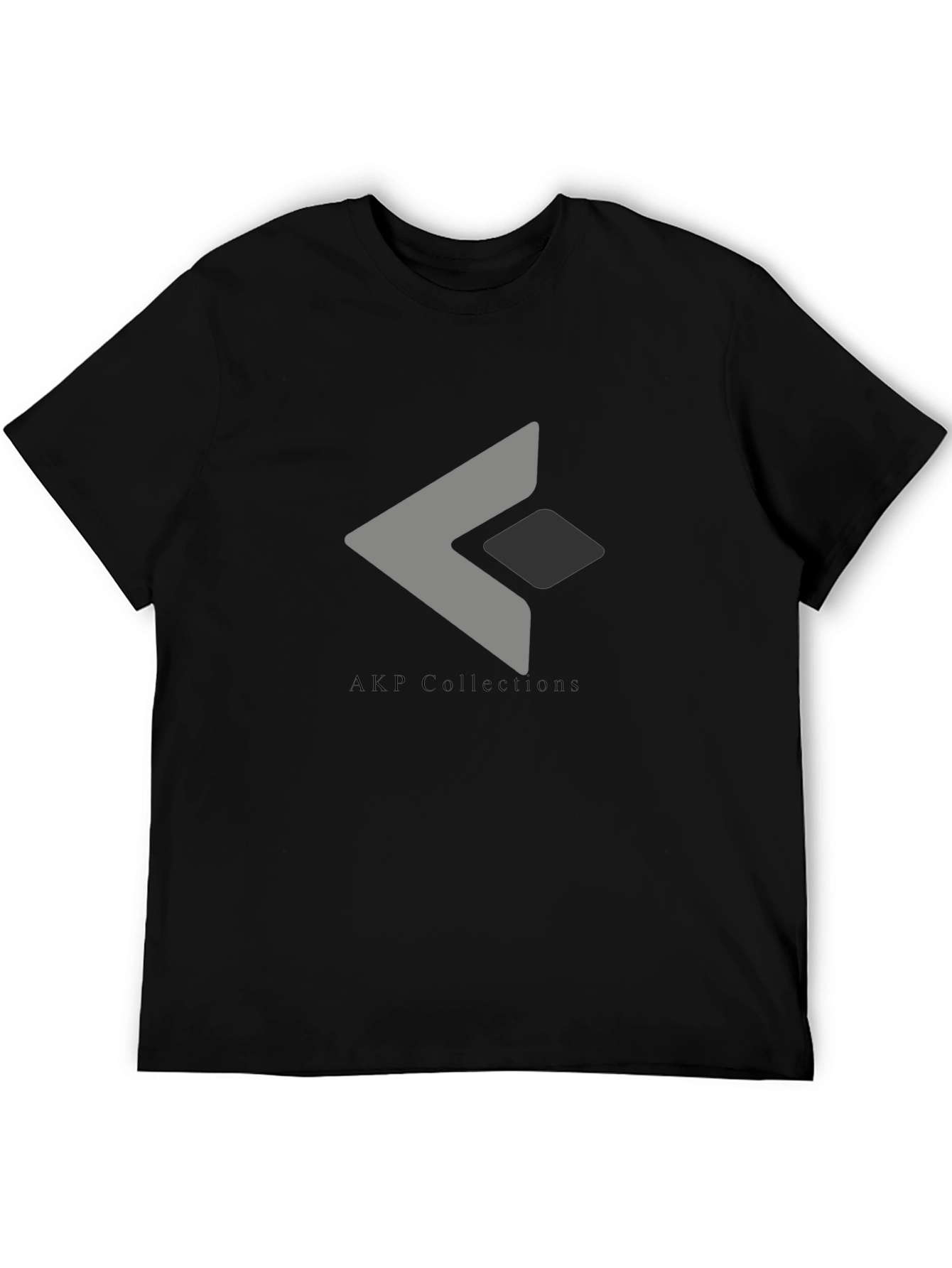 Black Modern Graphic Tee - Arrow Design view 5