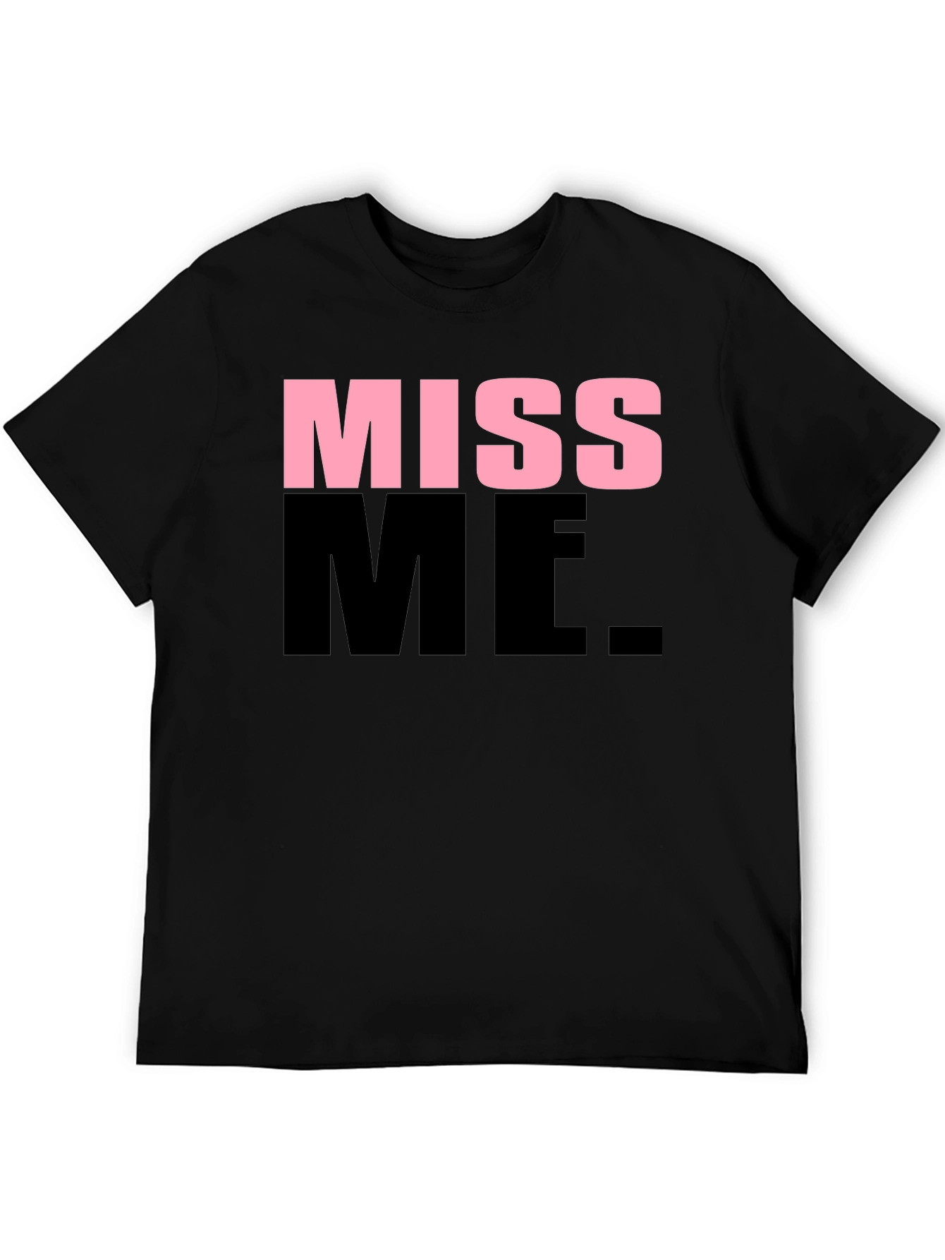 Black Miss Me Graphic T-Shirt view 5