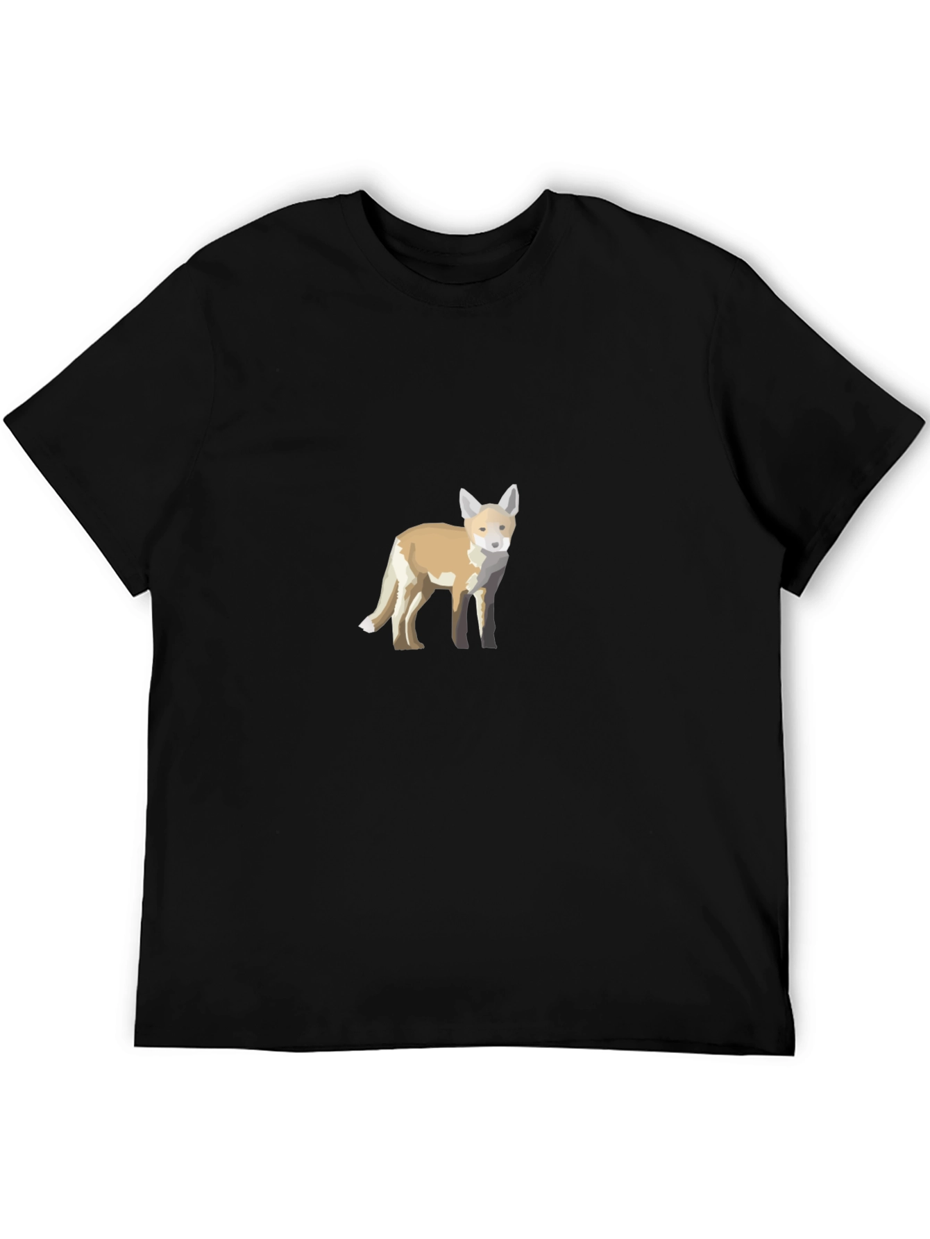 Black Fox Graphic Black T-Shirt - Stylish Casual Wear view 5