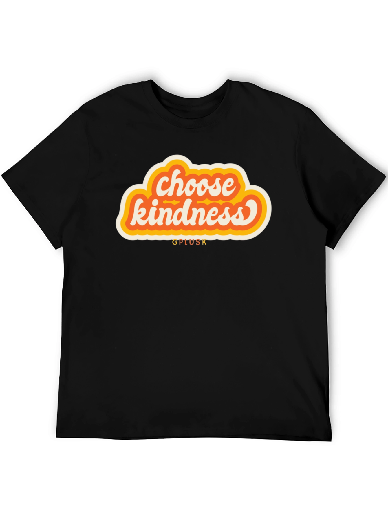 Black Choose Kindness Graphic Tee - Soft Cotton Blend view 5