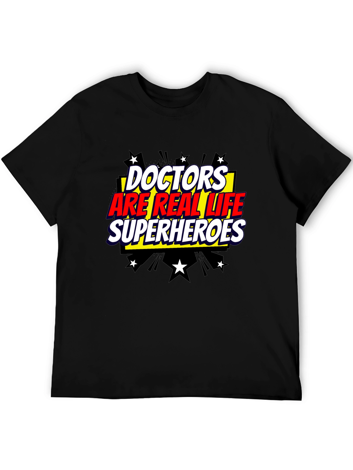 Black Doctors Are Real Life Superheroes T-Shirt view 5