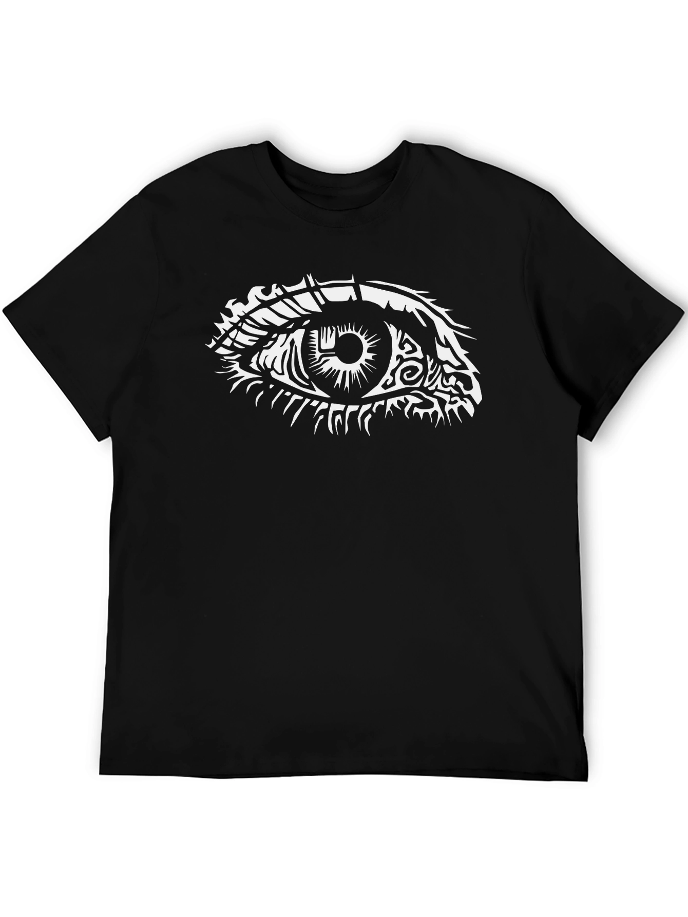 Black Eye Graphic Black T-Shirt - Unique Design view 5