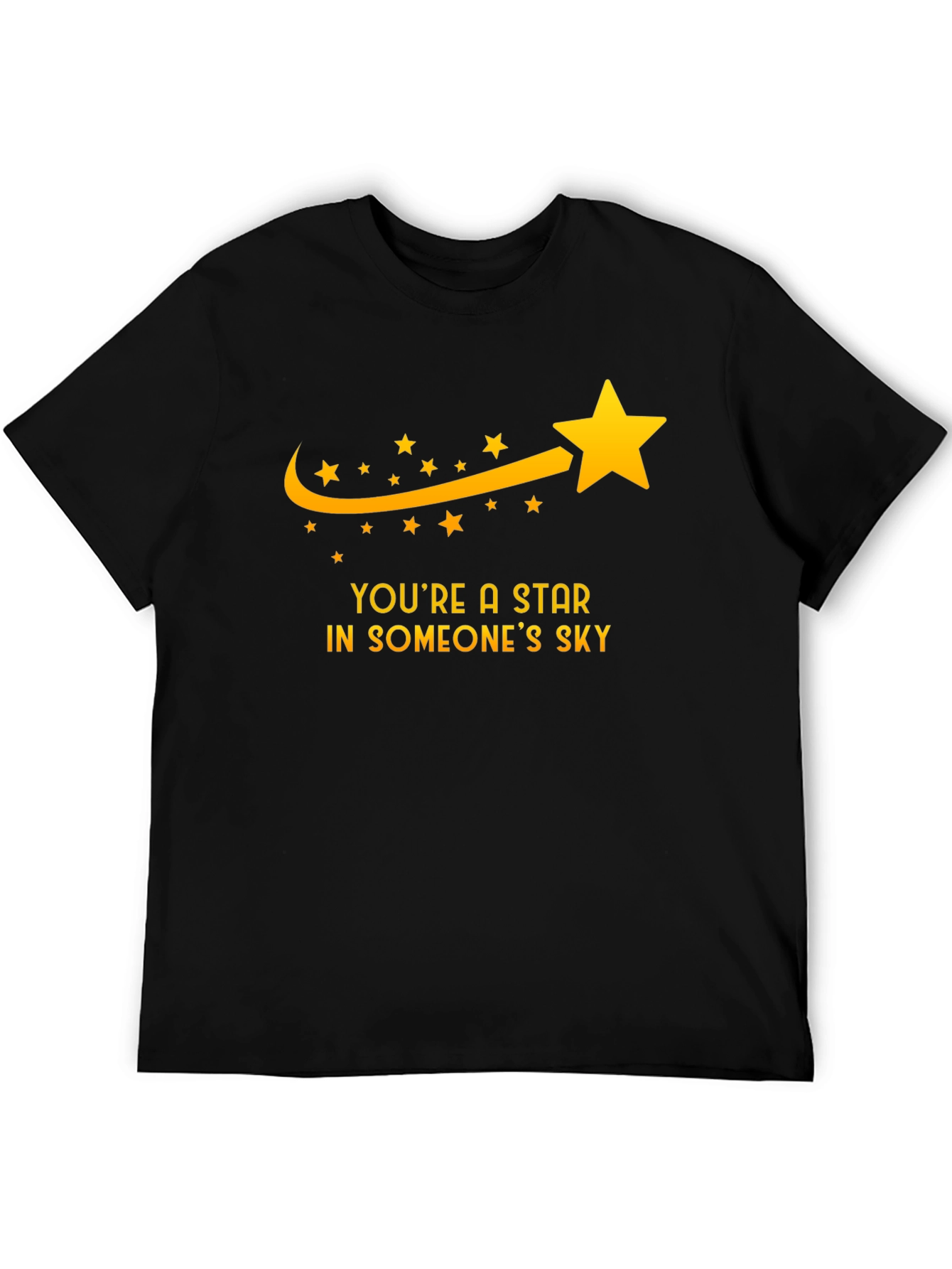 Black You're a Star T-Shirt - Motivational Tee view 5