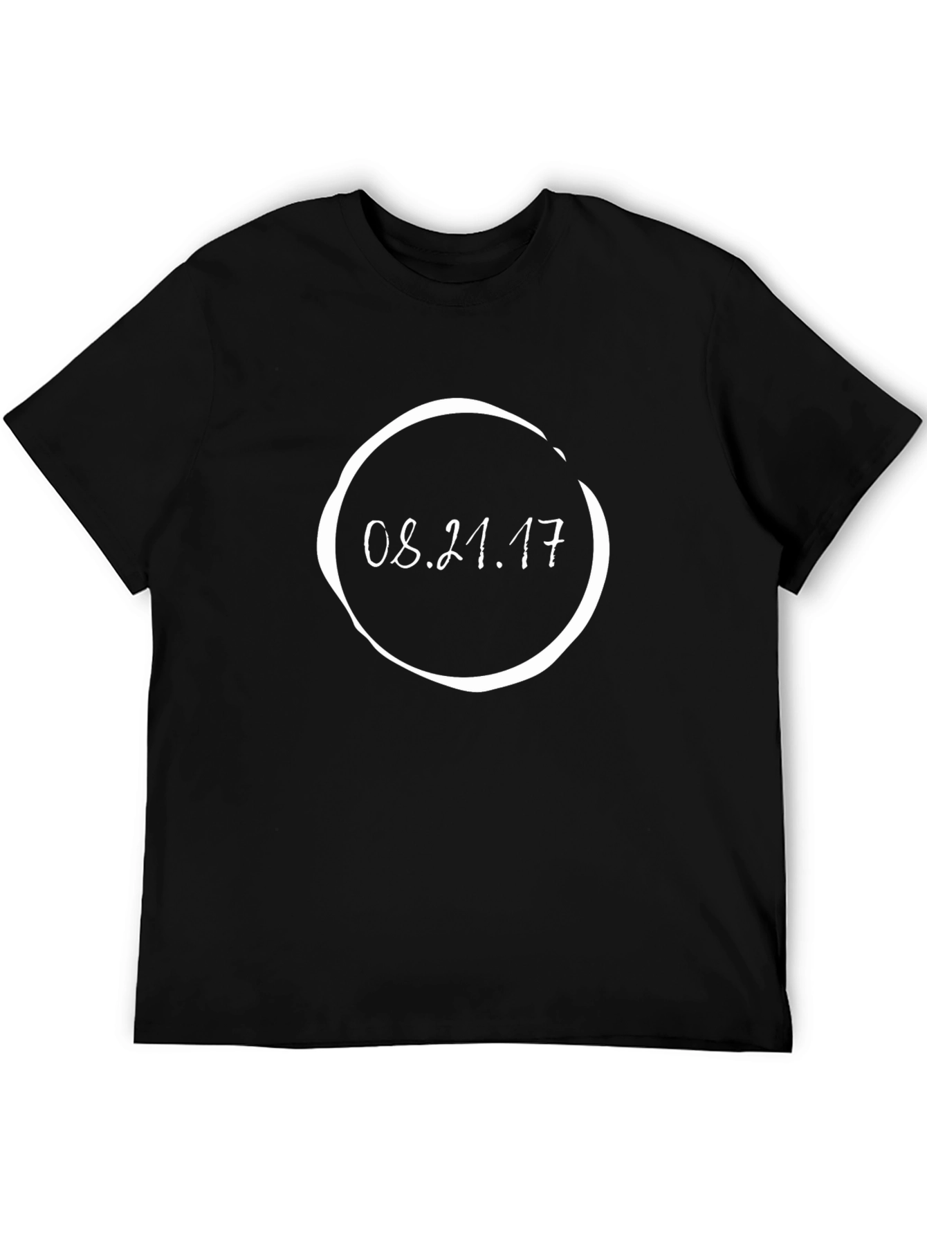 Black Eclipse Date T-Shirt - August 21, 2017 view 5