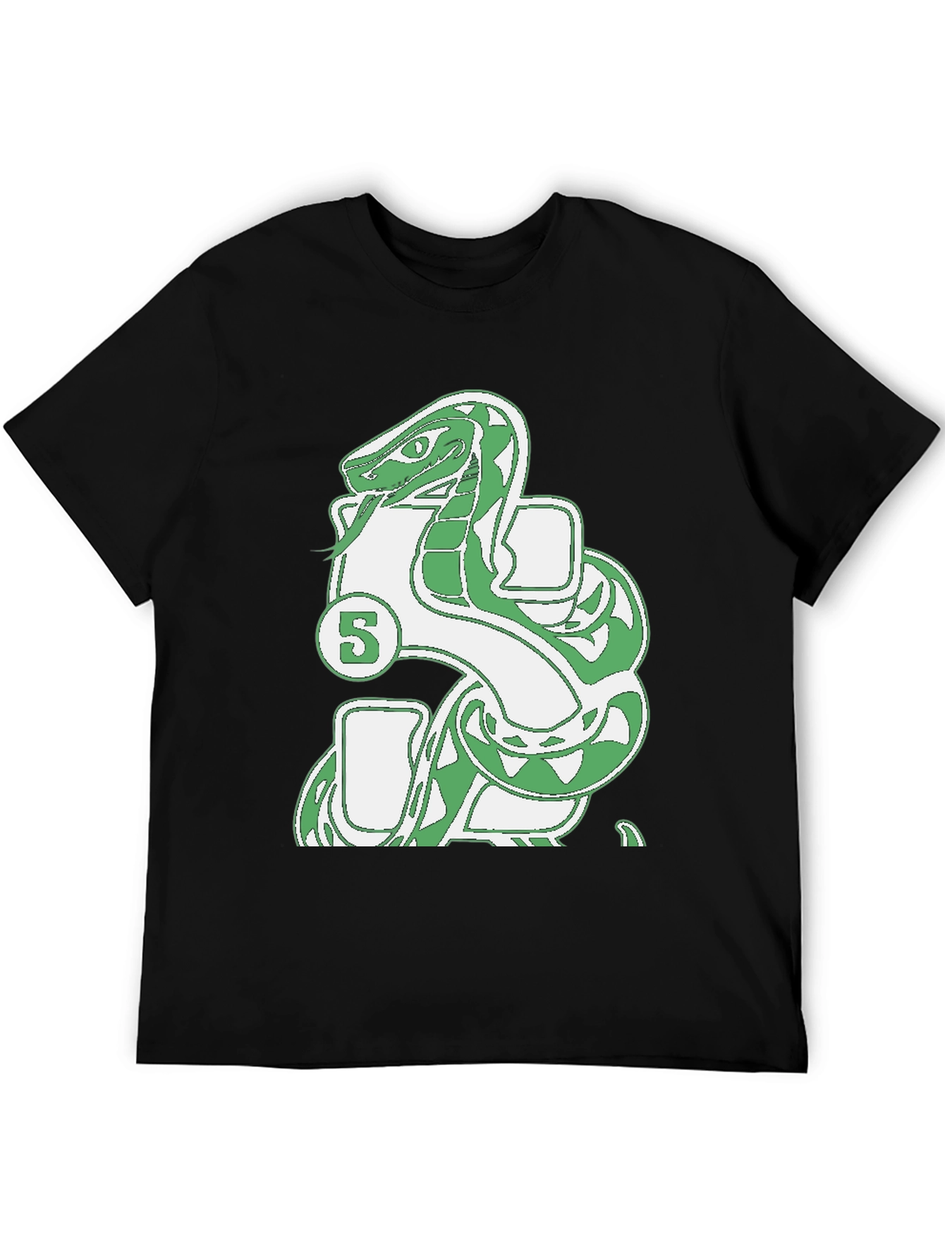 Black Snake 5 T-Shirt - Unique Graphic Tee view 5