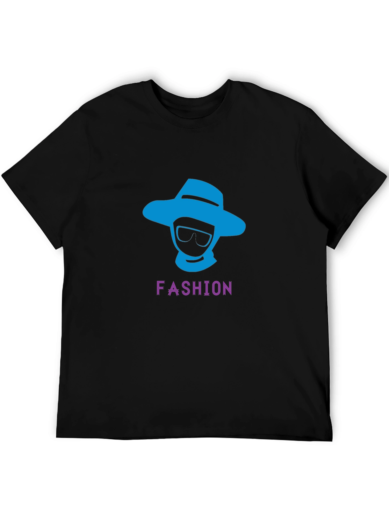 Black Men's Fashion Graphic Tee - Stylish & Trendy view 5