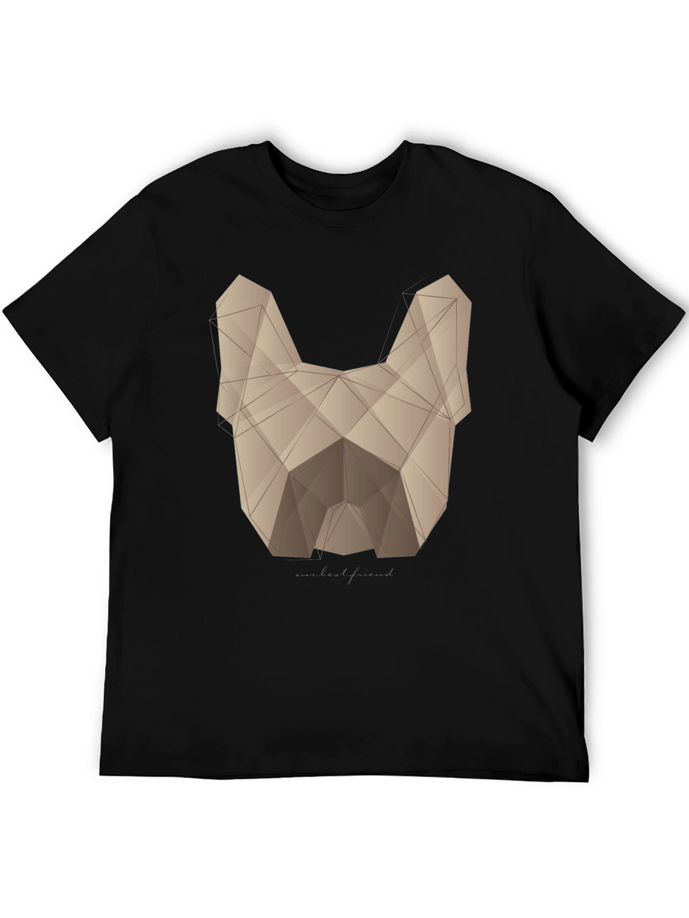 Geometric Dog Graphic T-Shirt - Modern Canine Art - 5