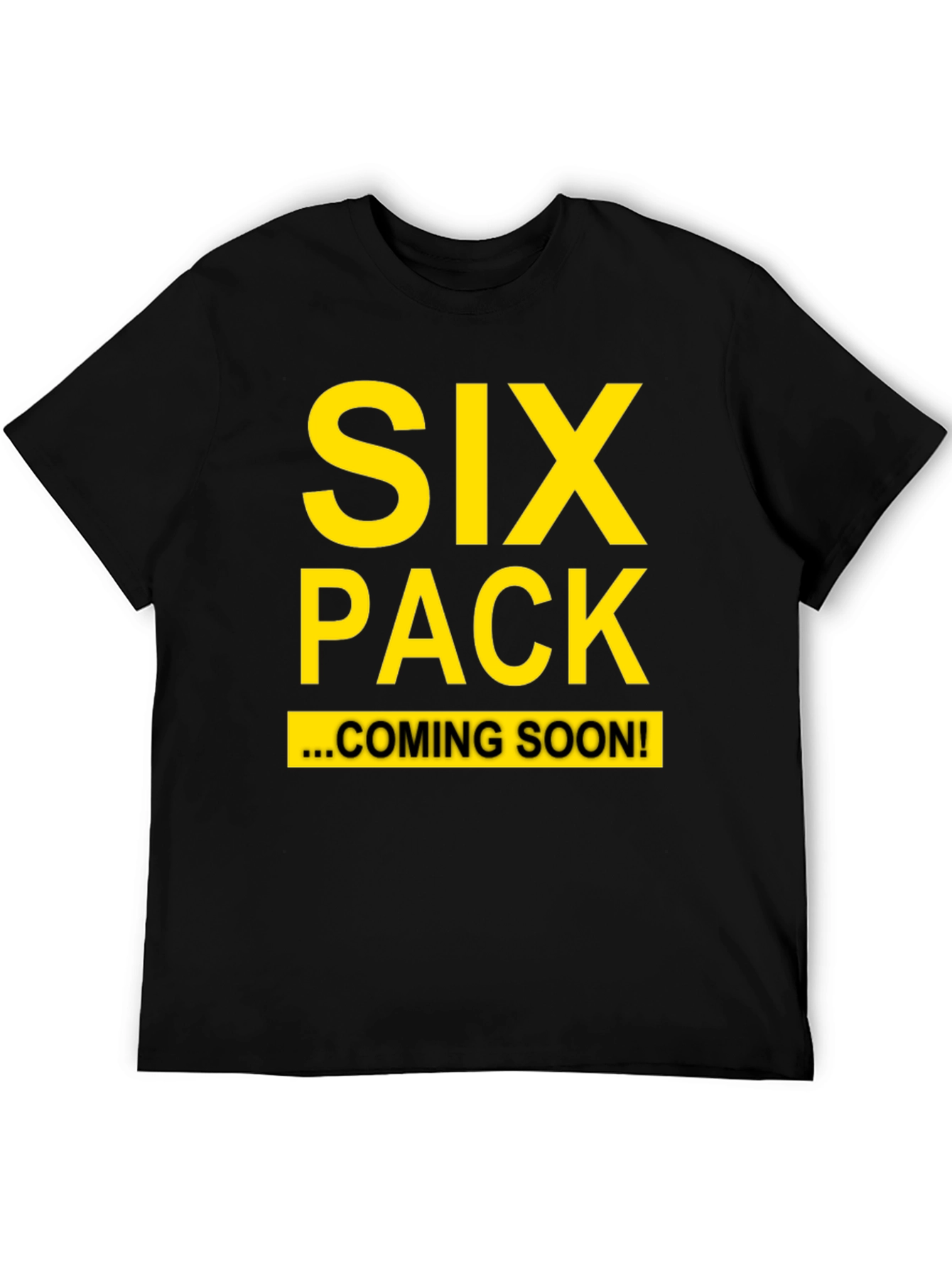 Black Six Pack Coming Soon T-Shirt view 5