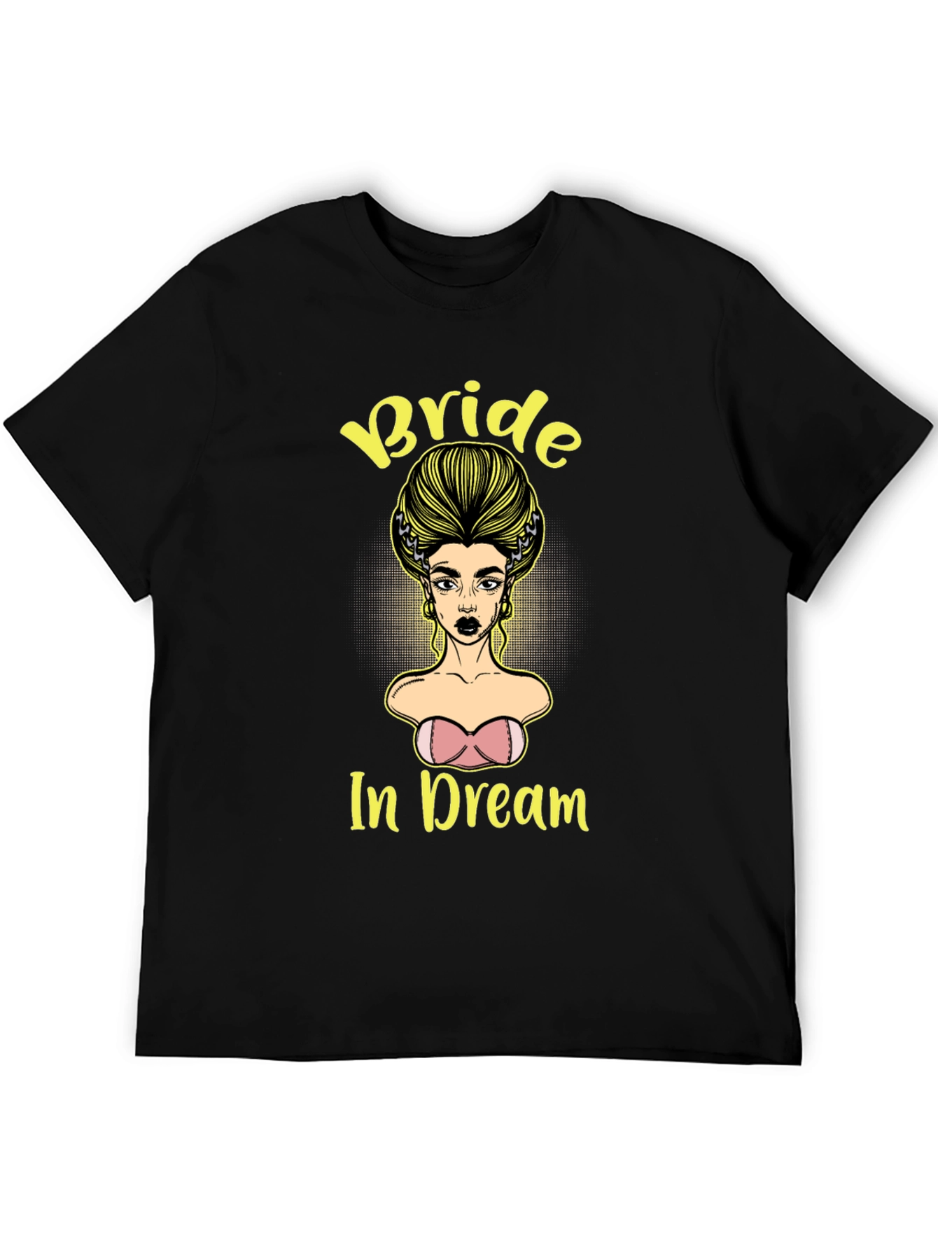 Black Bride In Dream Graphic Tee - Unique Design view 5
