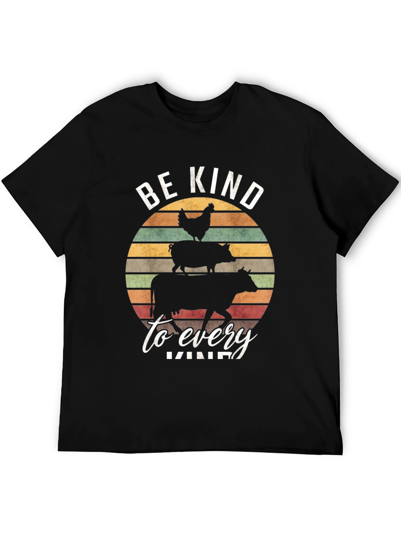 Black Be Kind to Every Kind T-Shirt view 5