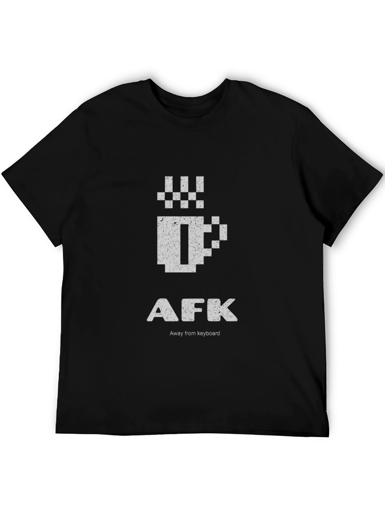 Black AFK Gamer T-Shirt - Away From Keyboard Coffee Tee view 5