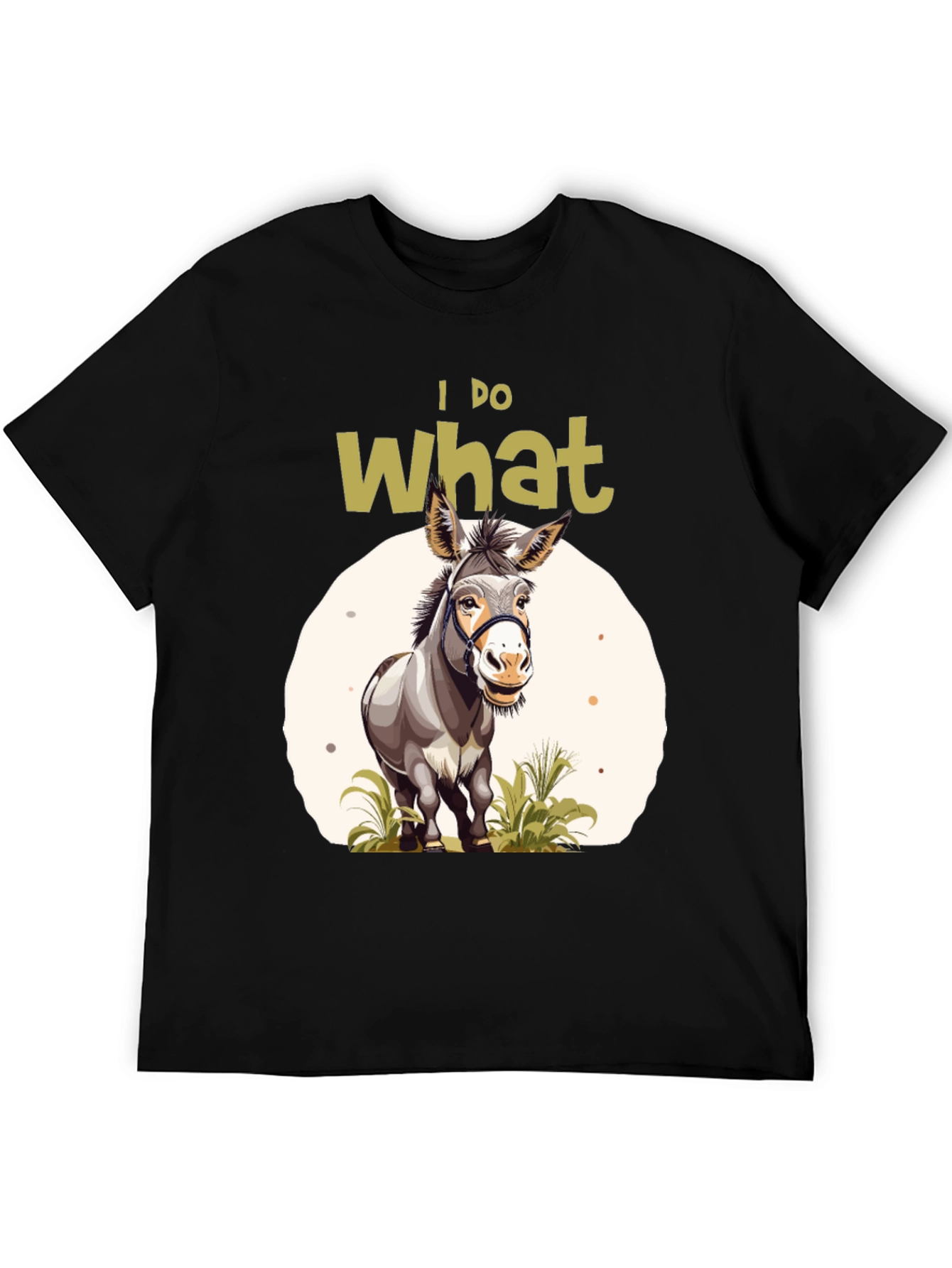 Black I DO What I Want Donkey T-Shirt view 5
