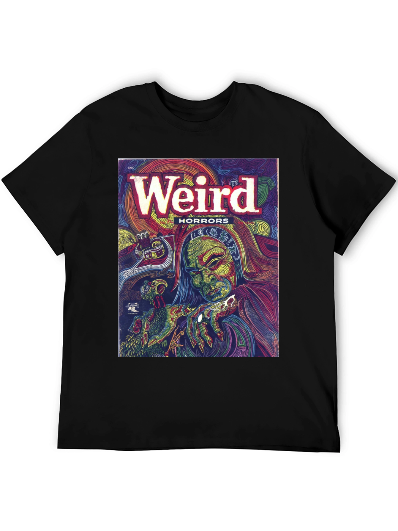 Weird Horrors Graphic Tee - Retro Comic Book Shirt - 5