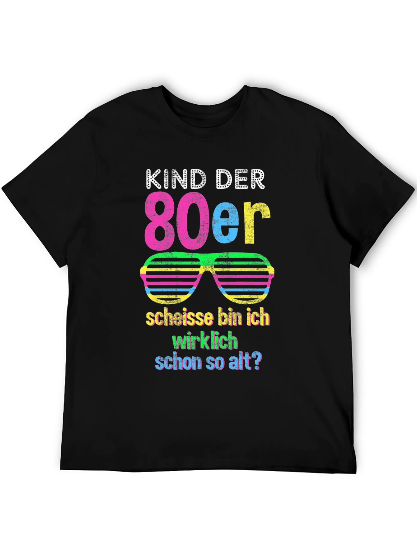 Black Kind der 80er T-Shirt - Retro 80s Design view 5