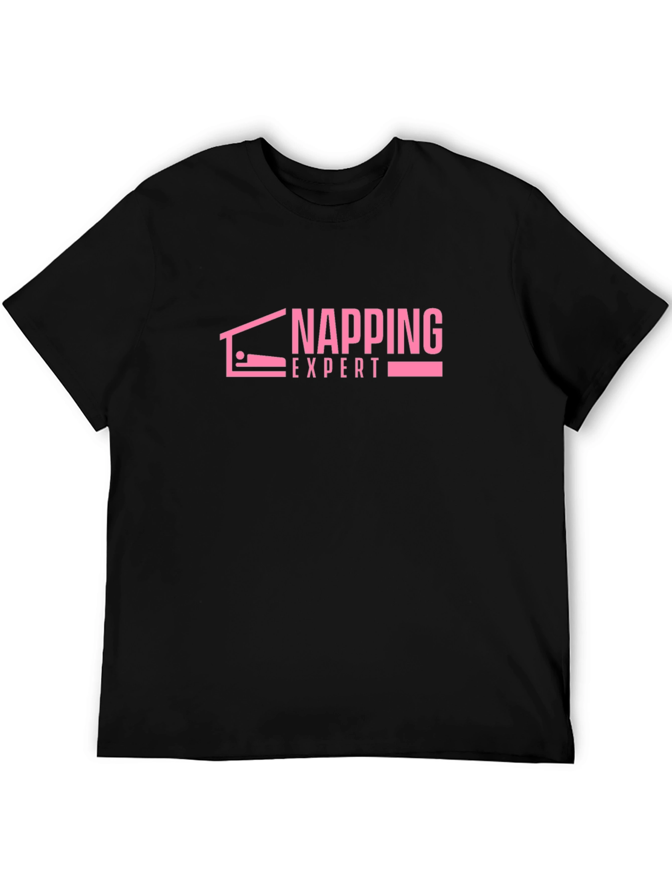 Black Napping Expert Graphic T-Shirt - Black view 5
