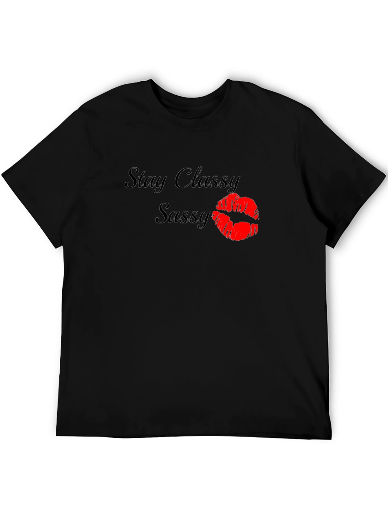 Black Stay Classy Sassy Graphic Tee view 5