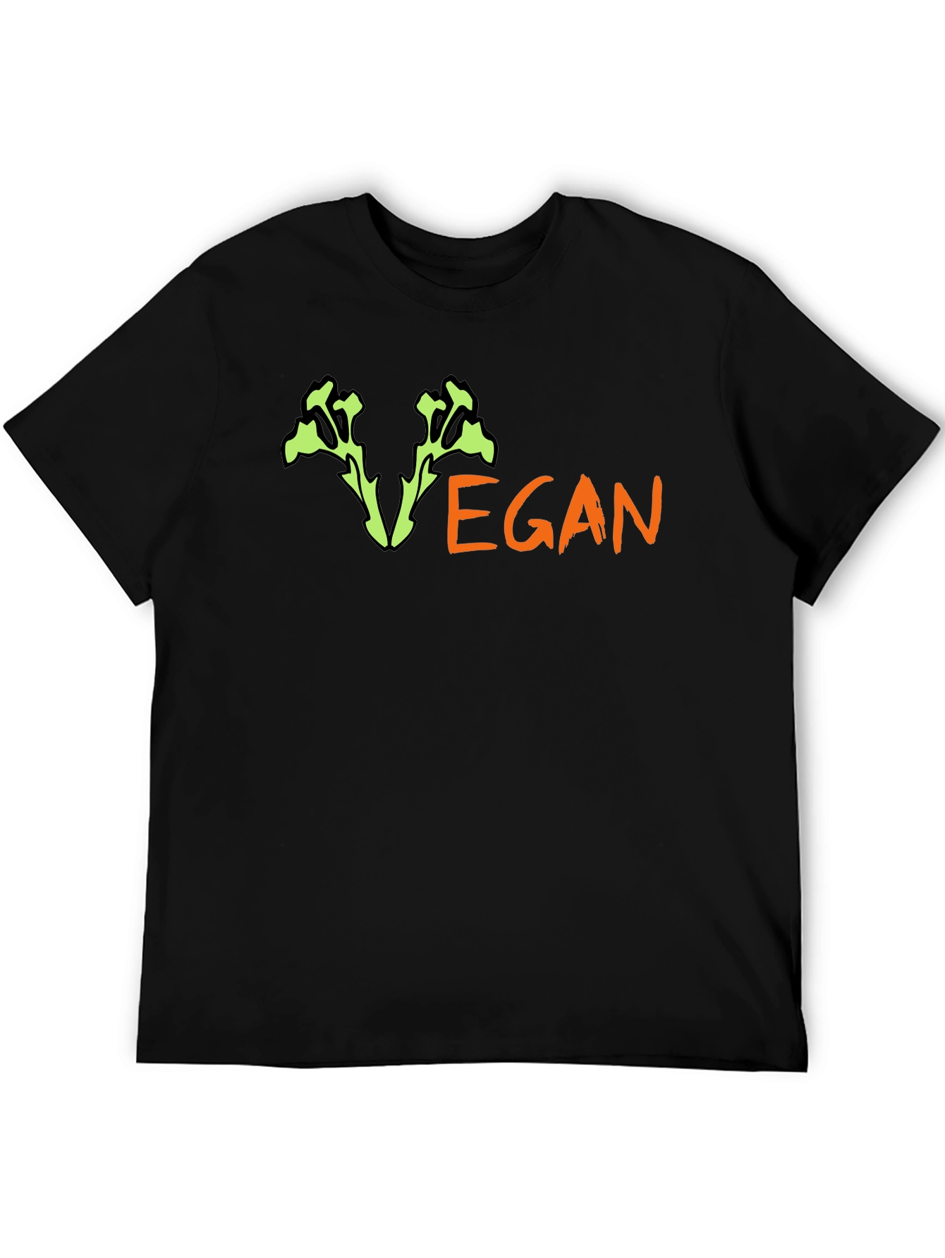 Black Vegan T-Shirt - Stylish & Comfortable view 5