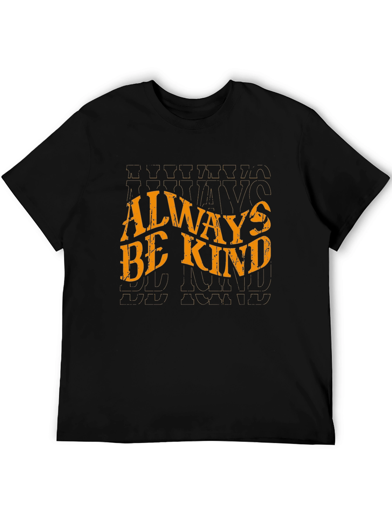 Black Always Be Kind Graphic Tee - Casual Comfort view 5