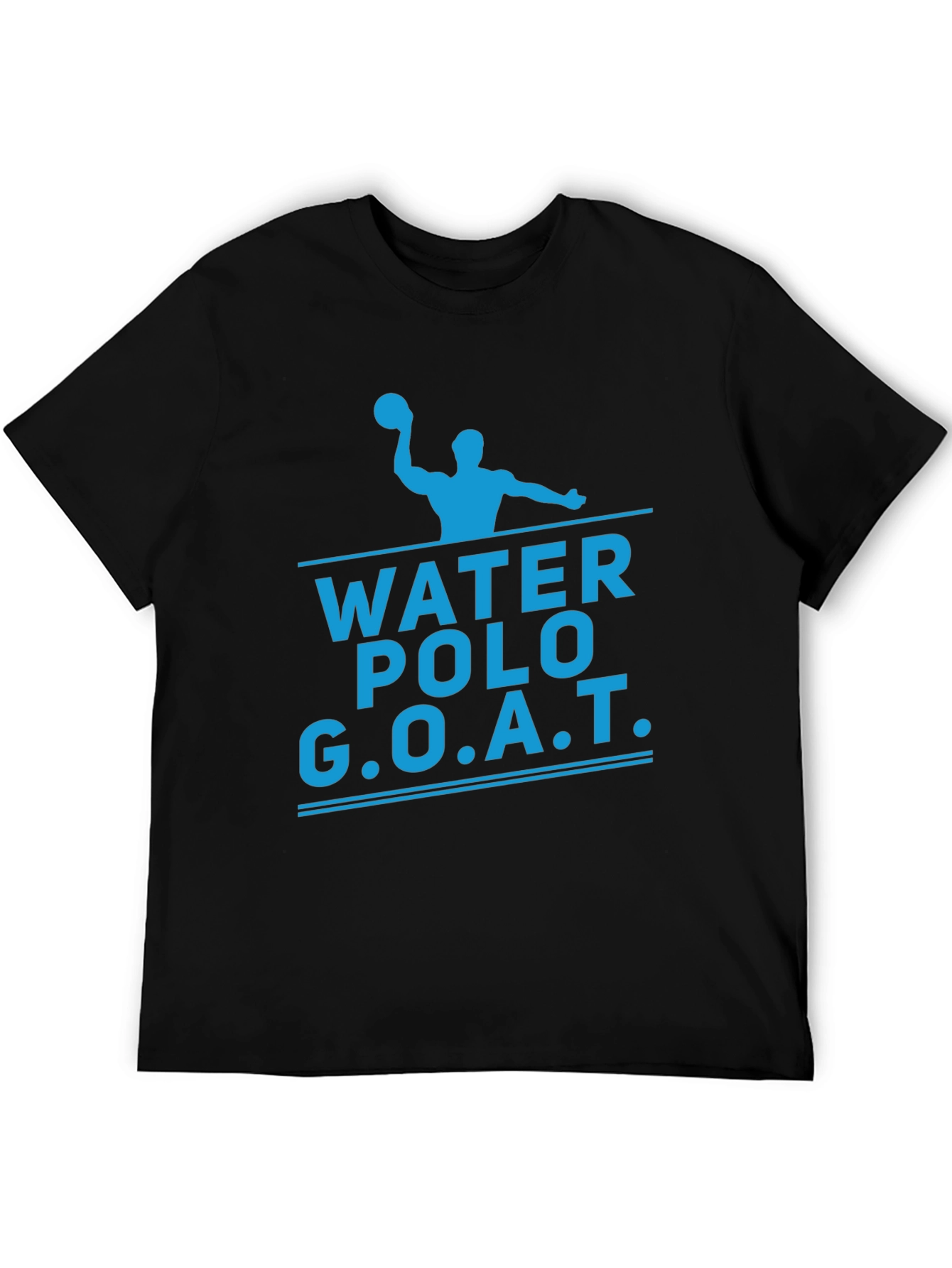 Black Water Polo GOAT T-Shirt - Black view 5