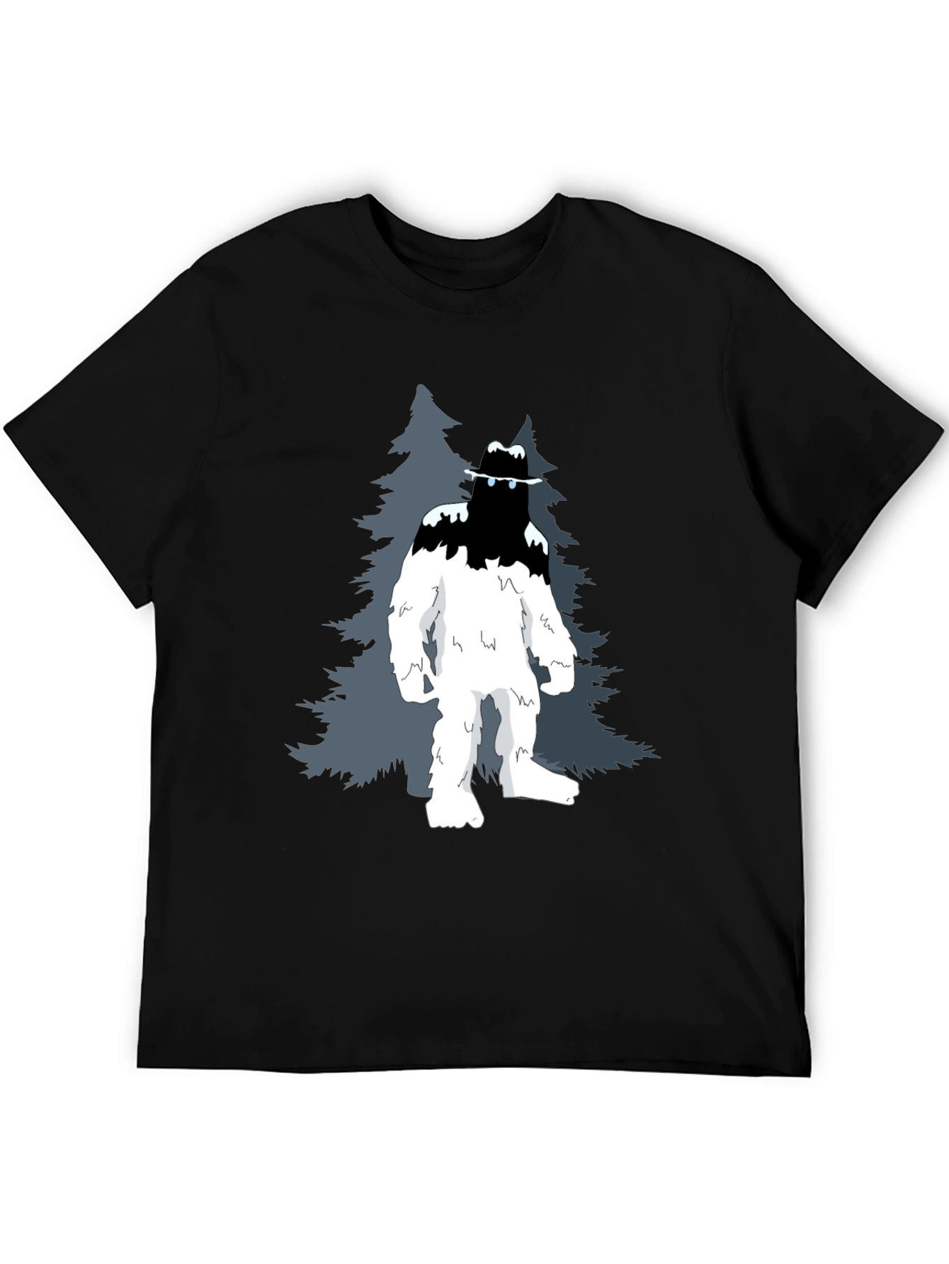 Black Sasquatch Graphic Tee - Mystery in the Mountains view 5