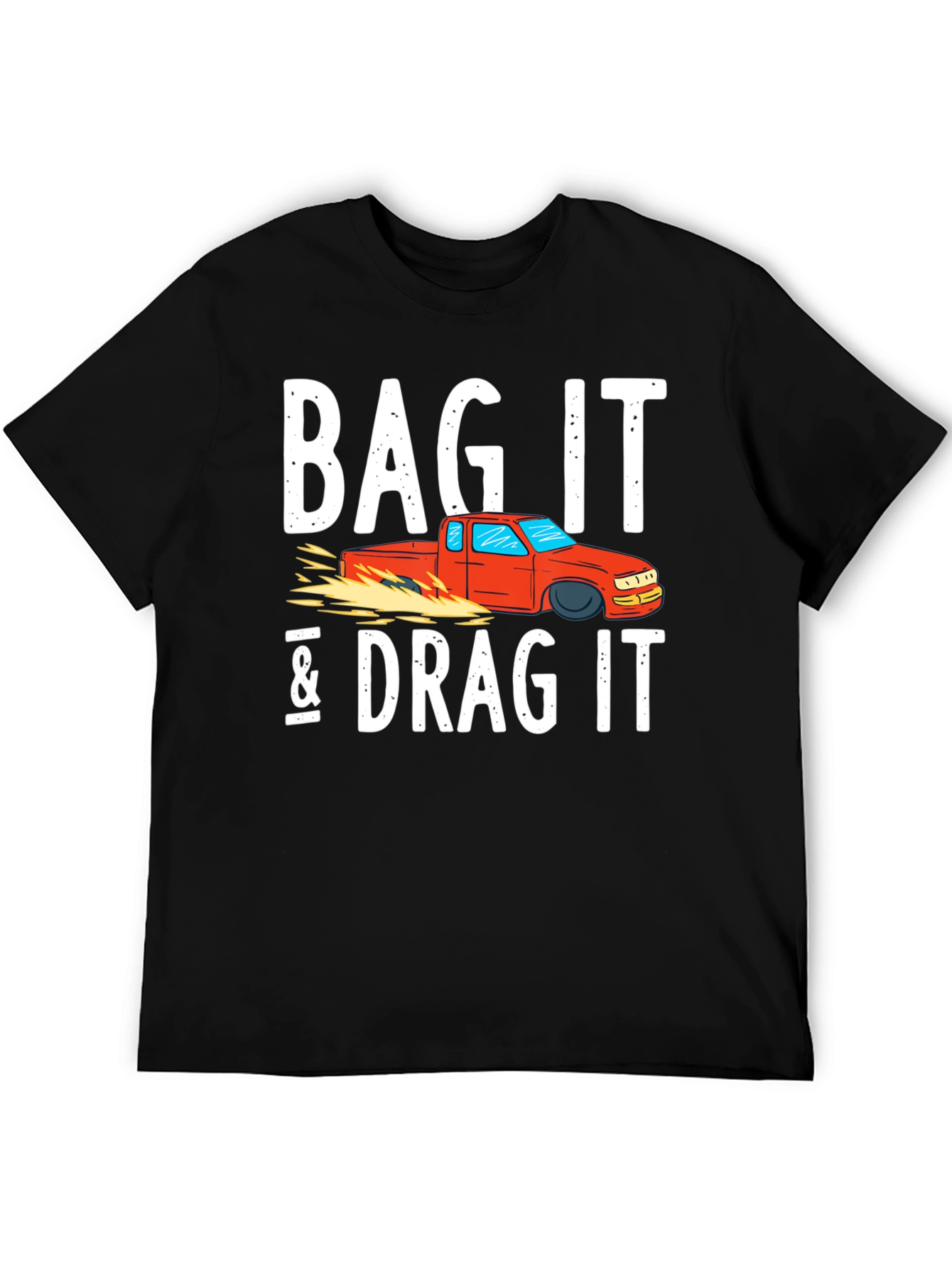 Black Bag It & Drag It Car Enthusiast Tee view 5