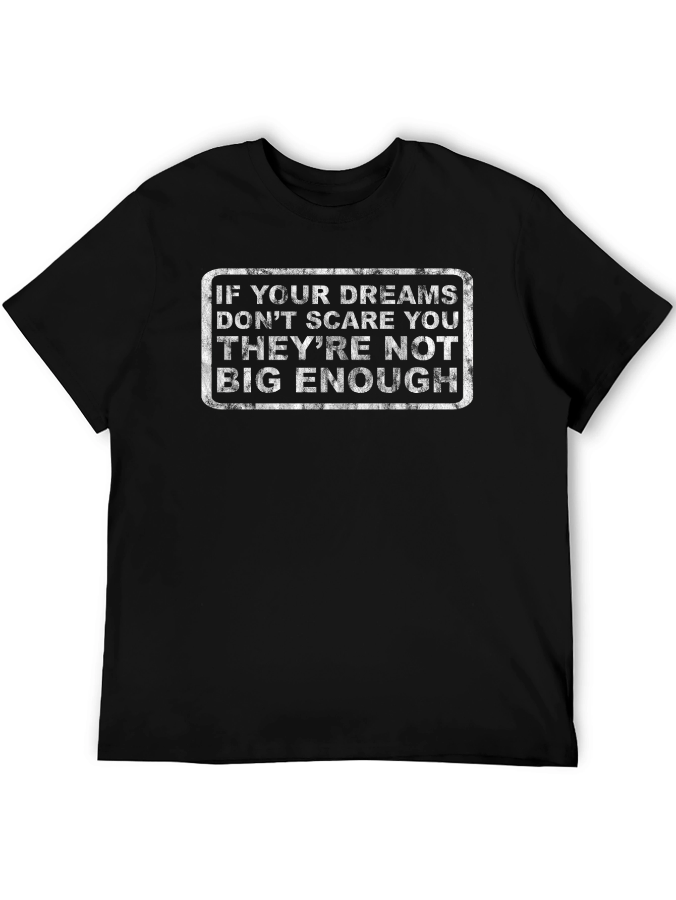 Black Dream Big T-Shirt - Motivational Graphic Tee view 5