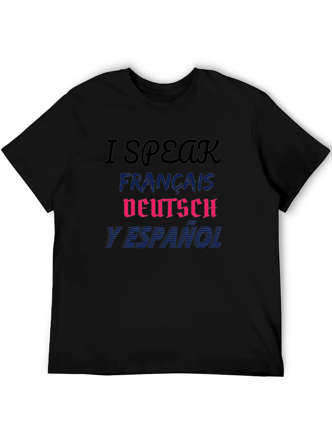 Multilingual I Speak T-Shirt - 5