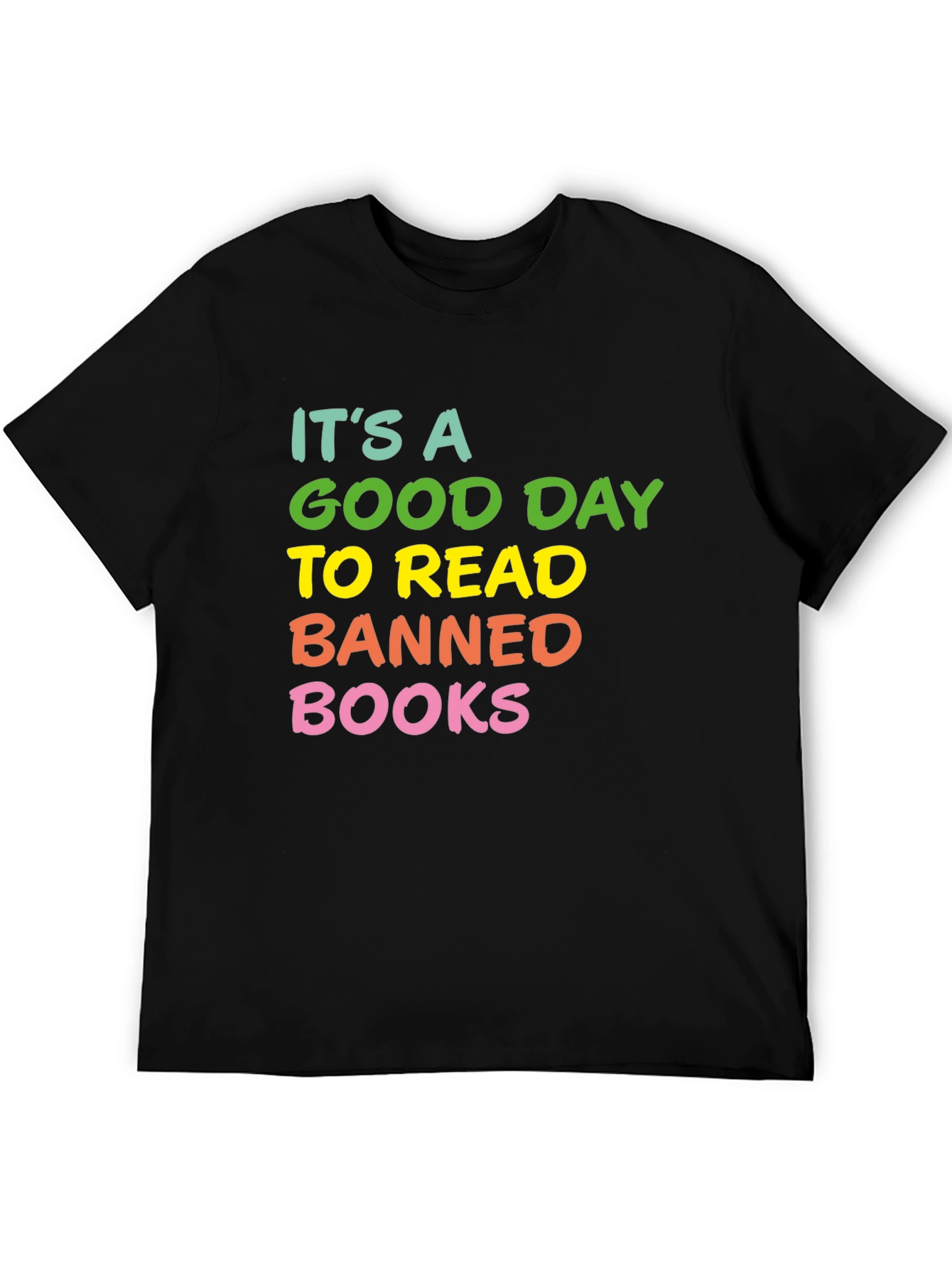 Black Banned Books T-Shirt - Read Banned Books view 5