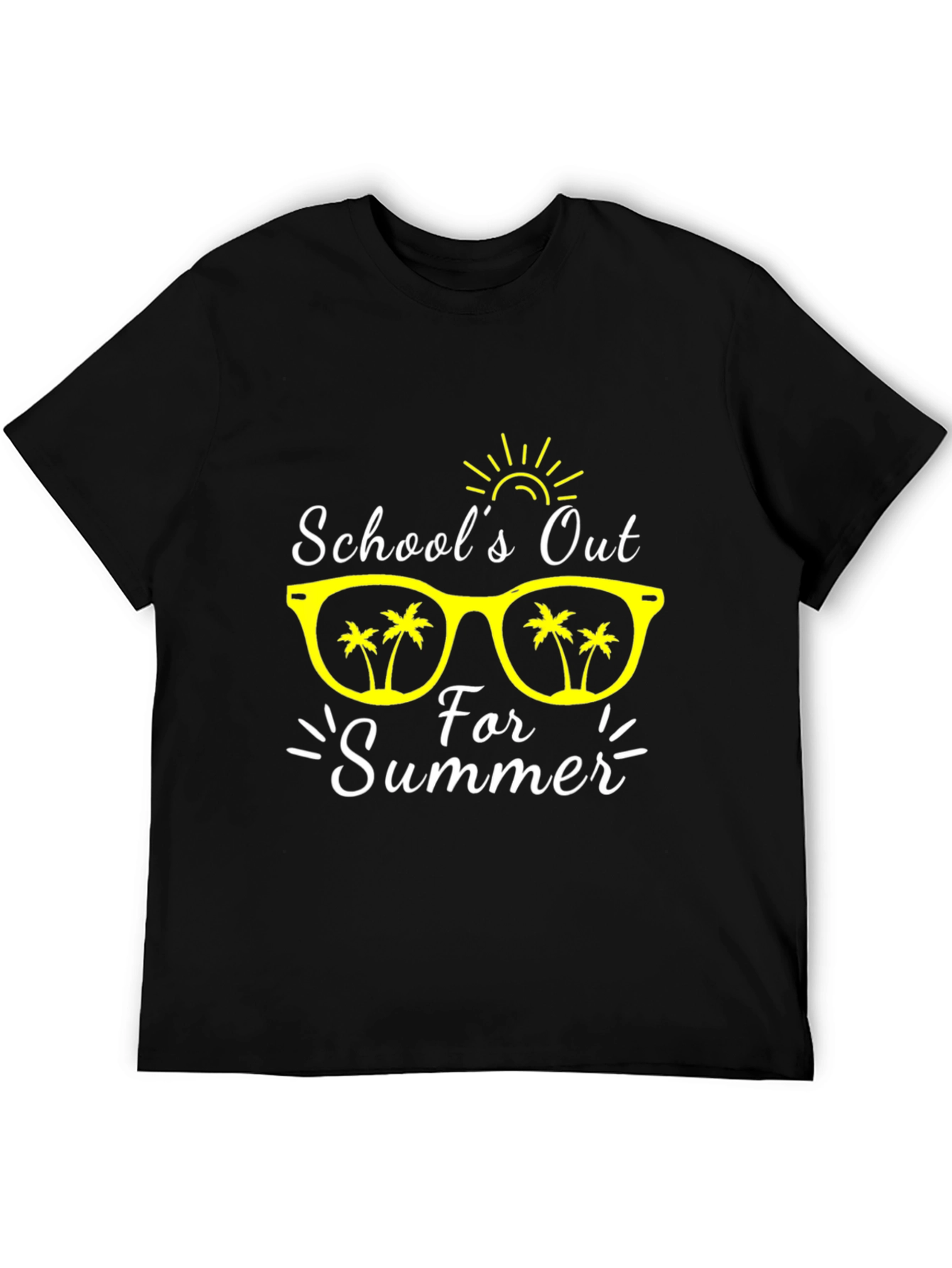 Black School's Out for Summer Graphic T-Shirt view 5
