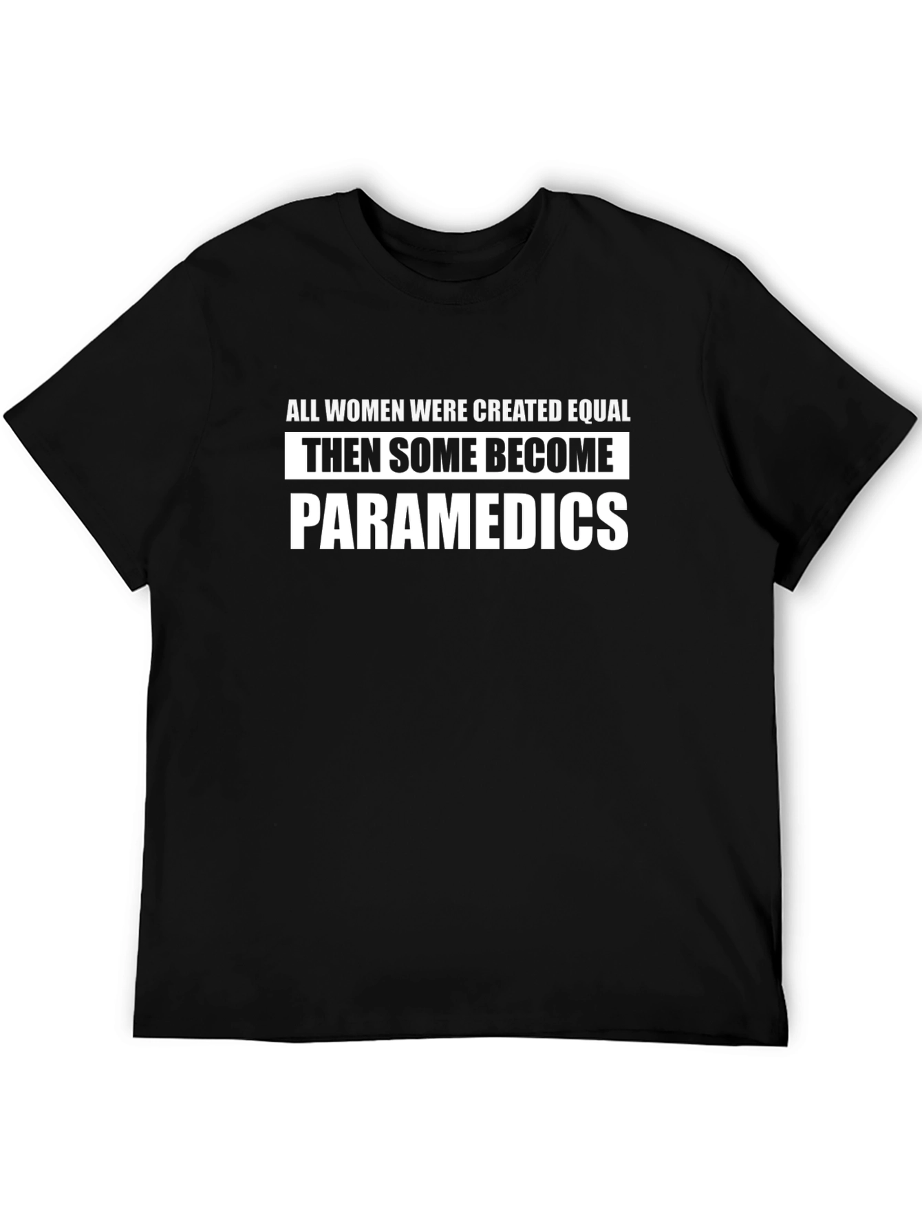 Black Paramedic Women's T-Shirt - Funny EMT Gift view 5