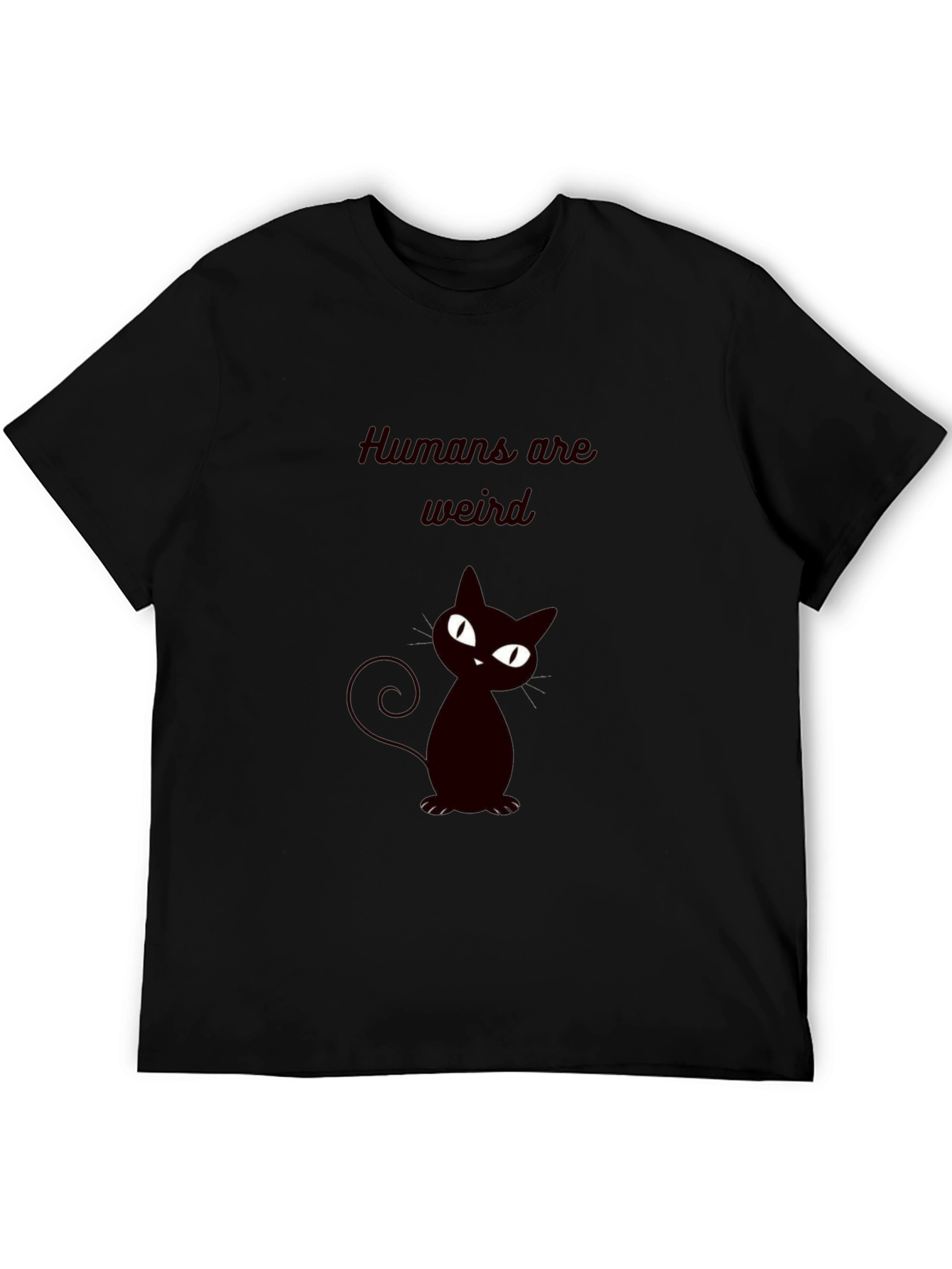Black Humans Are Weird Cat T-Shirt view 5