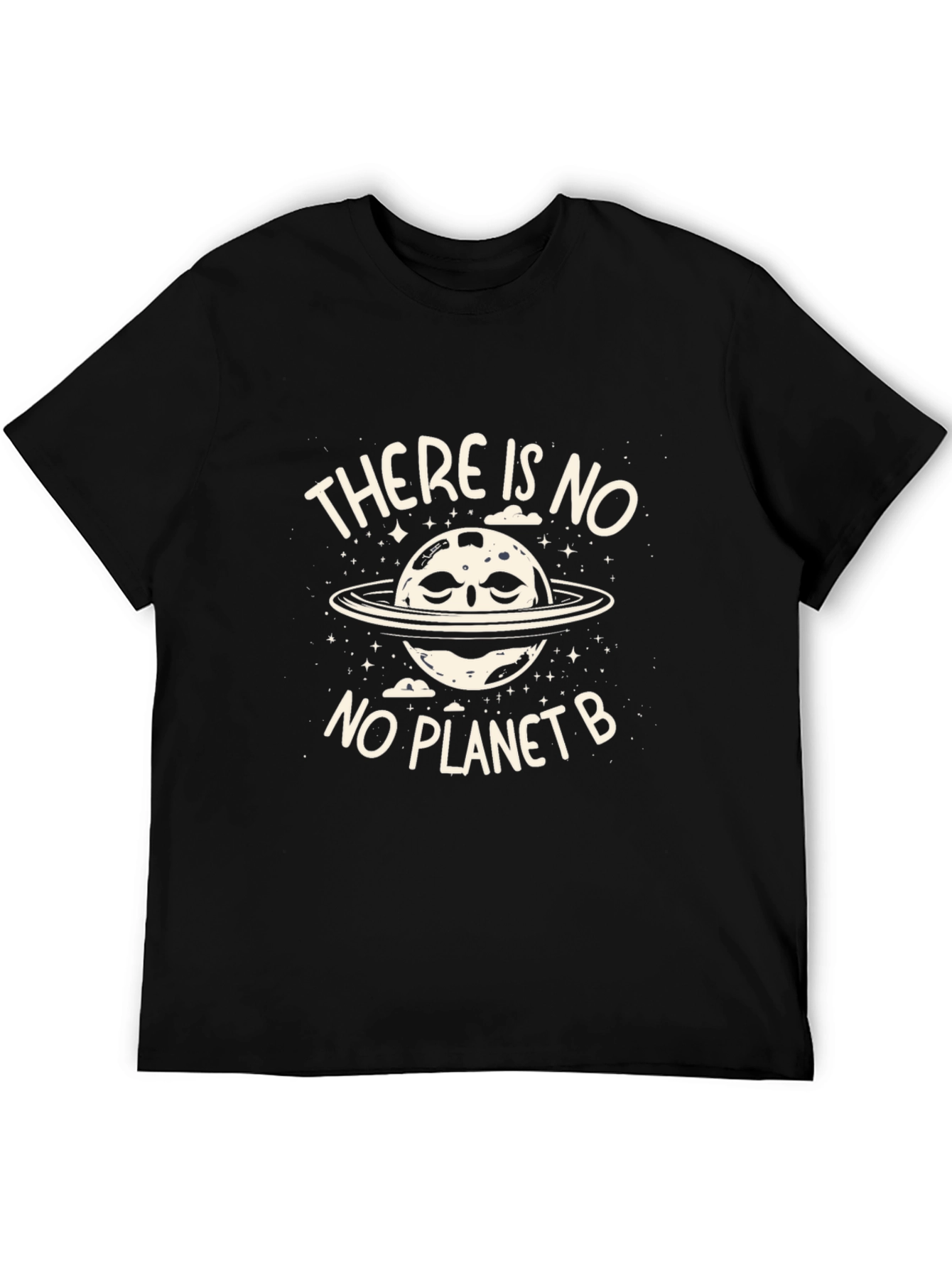 Black There is No Planet B Graphic T-Shirt view 5