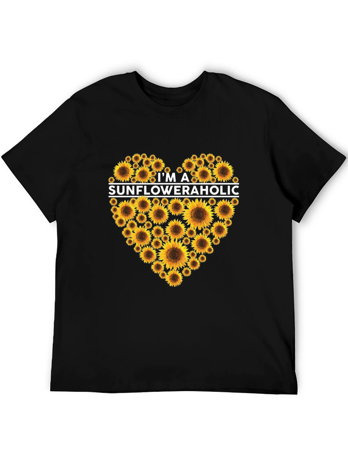 Black Sunfloweraholic Graphic Tee - Black view 5