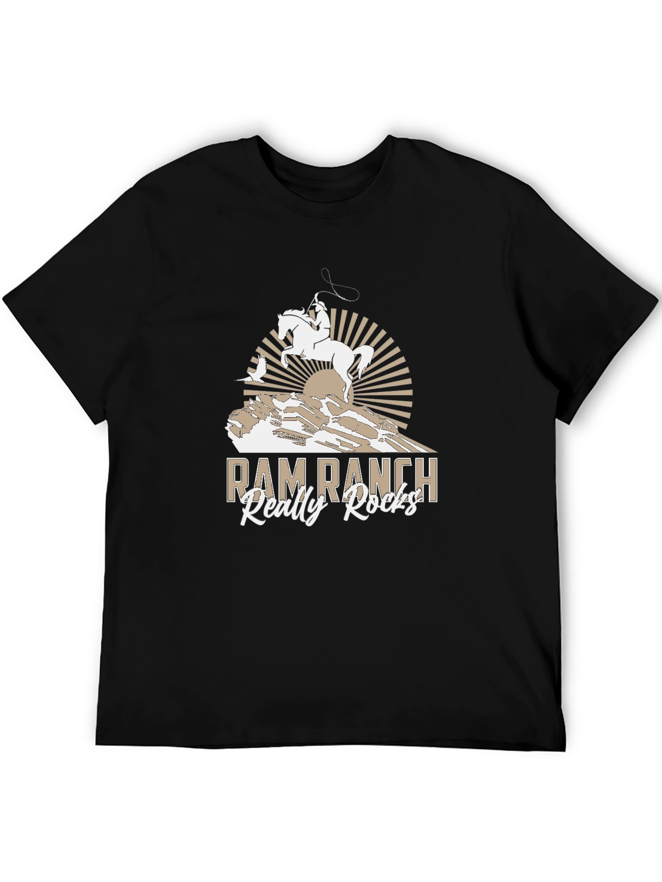 Black Ram Ranch T-Shirt - Really Rocks Tee view 5