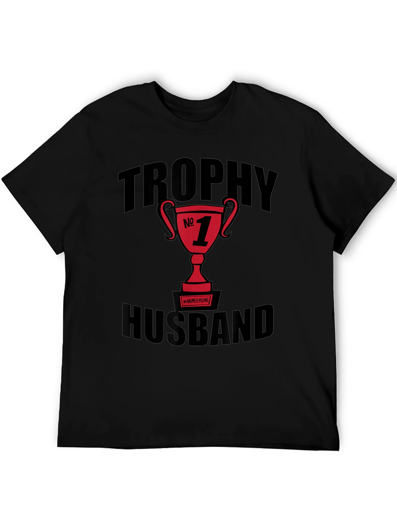 Black Trophy Husband #1 Graphic Tee view 5
