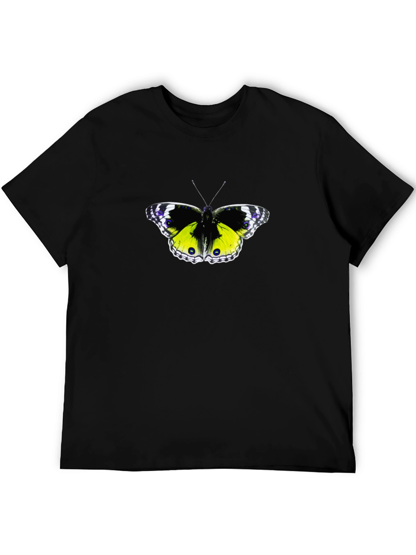 Black Butterfly Graphic Tee - Stylish Black T-Shirt view 5