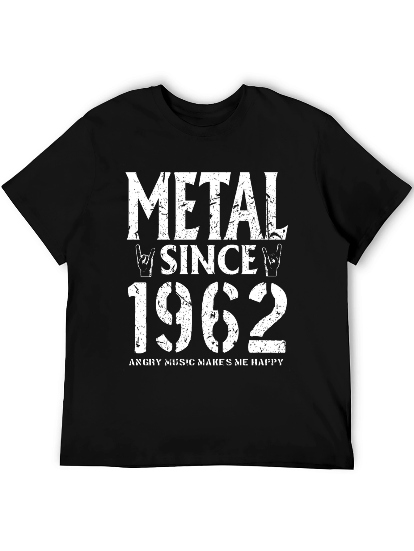 Black Metal Since 1962 T-Shirt - Vintage Rock Fan Apparel view 5