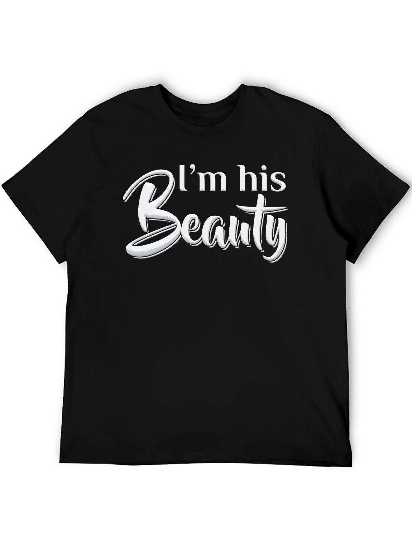 I'm His Beauty Matching Couple T-Shirt - 5