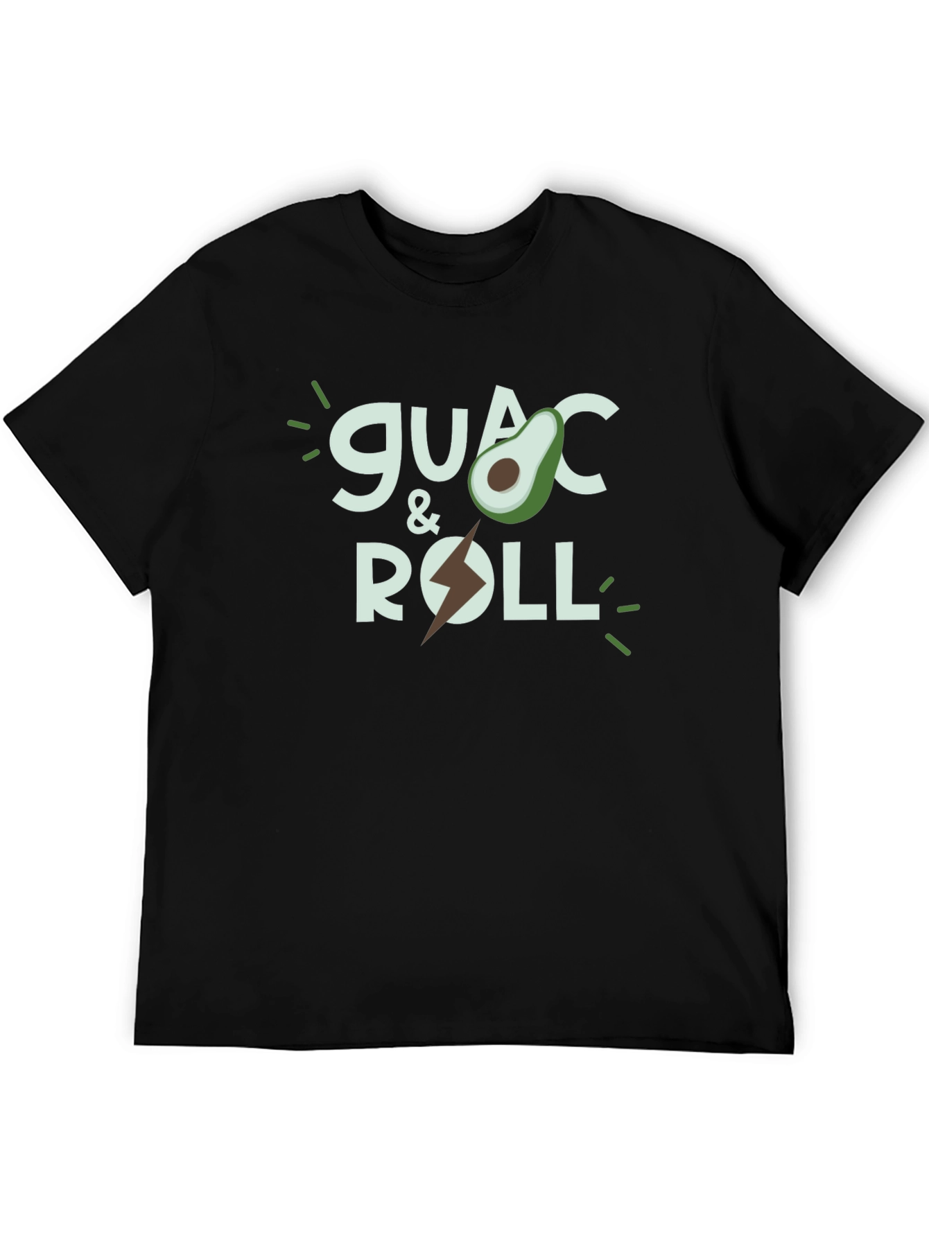 Guac and Roll Funny Avocado Graphic T-Shirt - 5