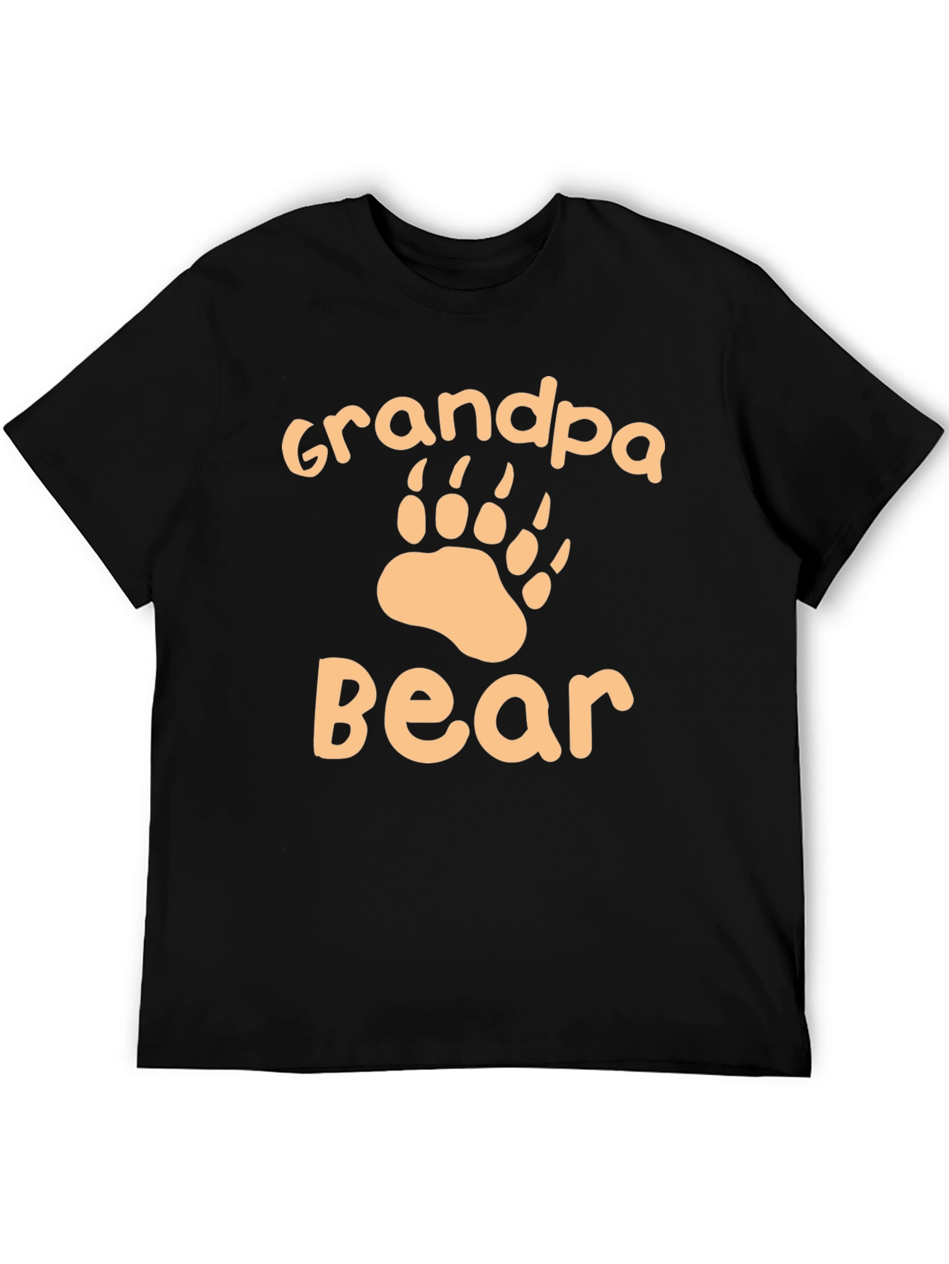 Black Grandpa Bear Graphic T-Shirt view 5