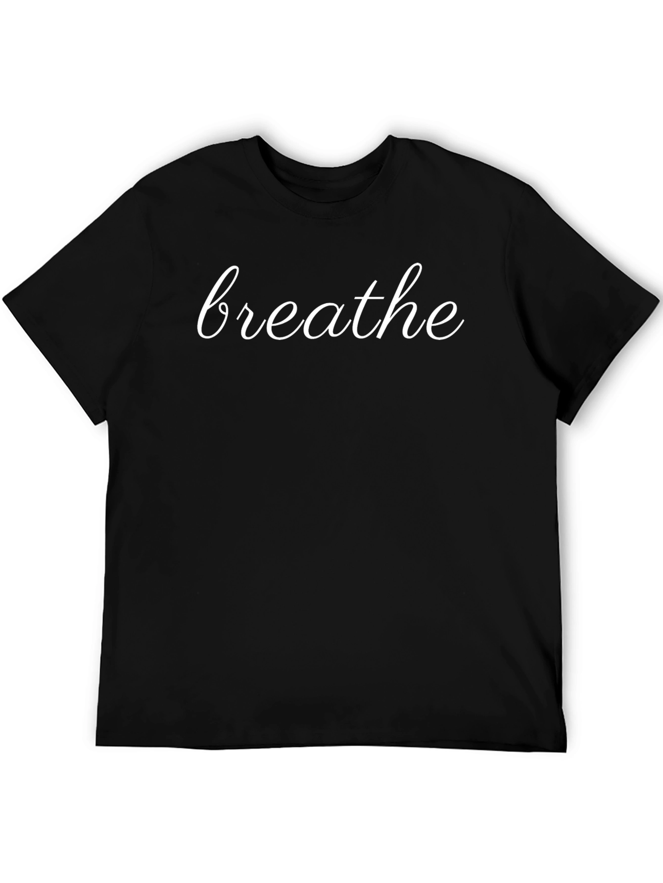Black Breathe Graphic Tee - Stylish Comfort view 5