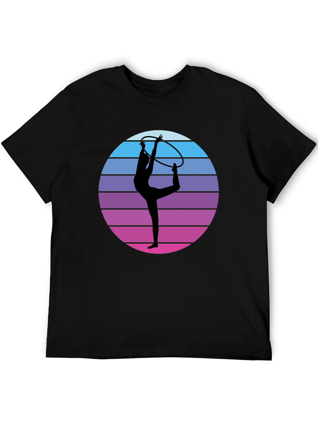 Black Rhythmic Gymnast Graphic Tee view 5