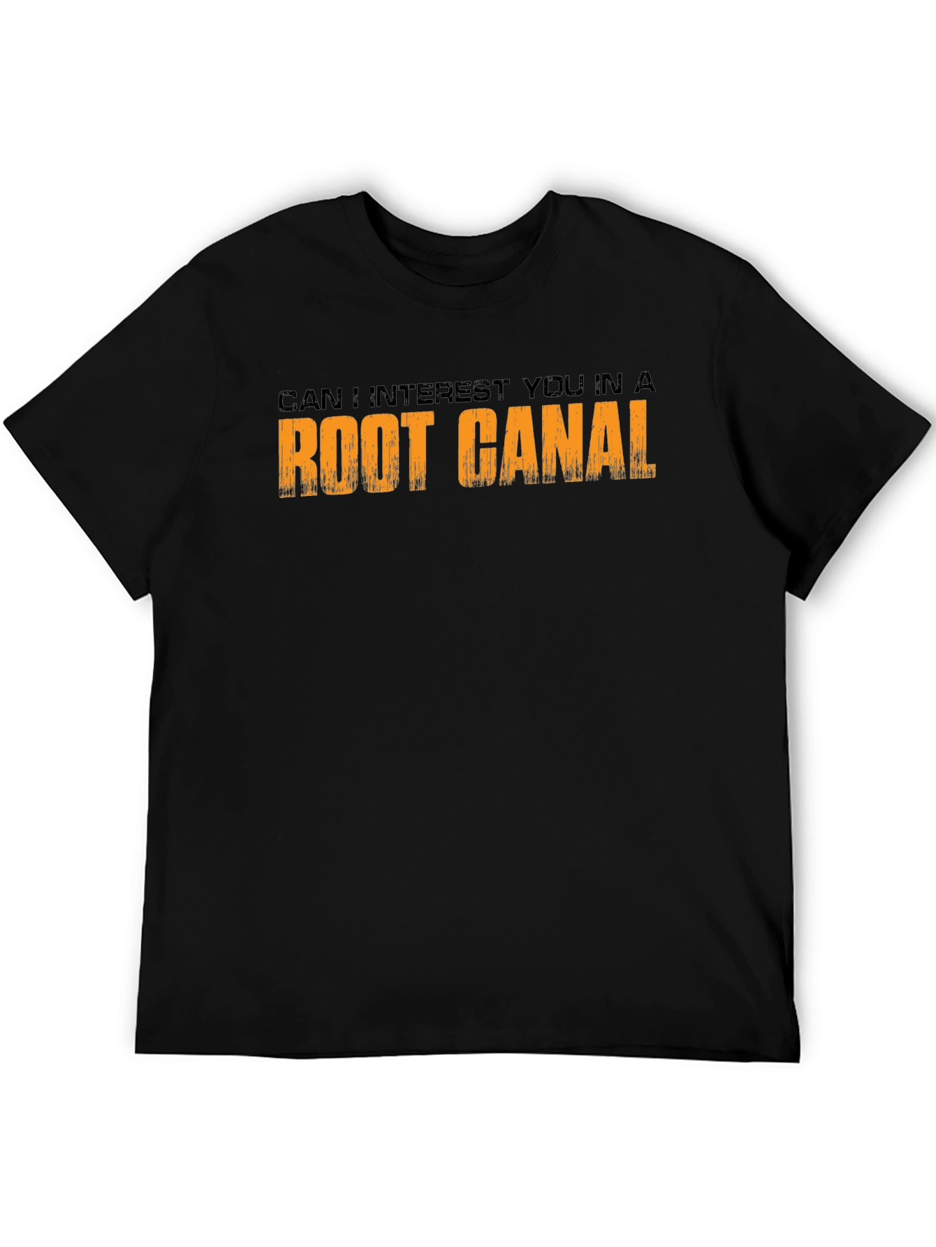 Black Root Canal T-Shirt Funny Dentist Tee view 5