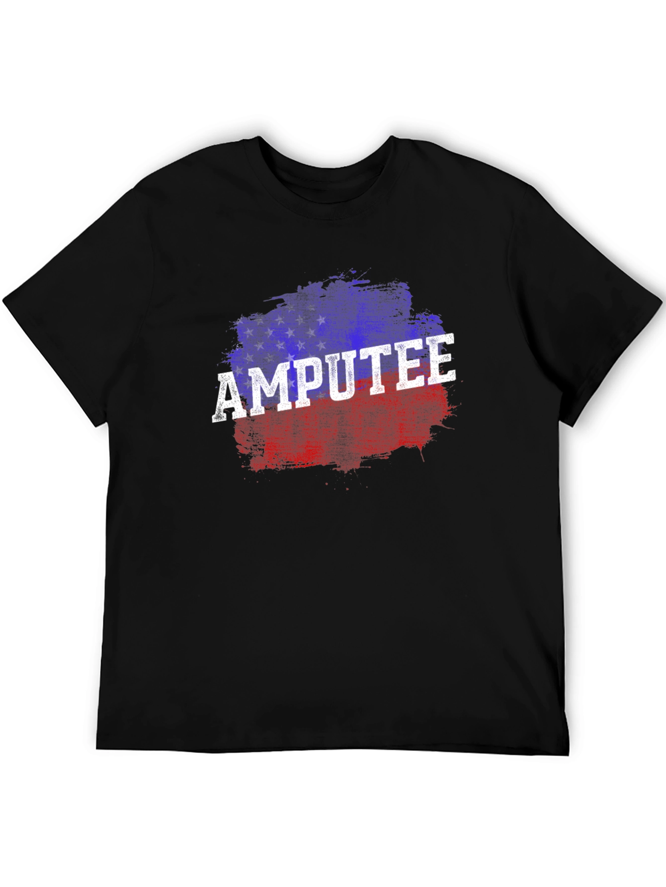 Black Amputee Patriotic T-Shirt view 5