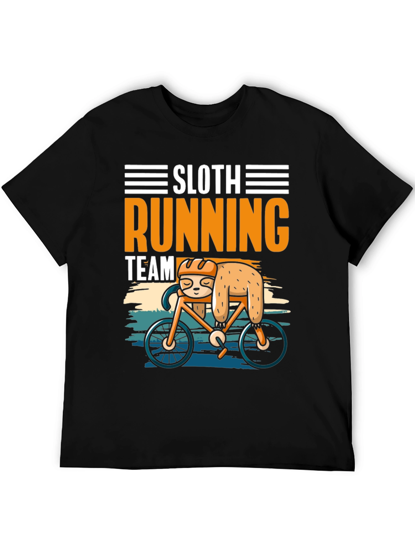 Black Sloth Running Team T-Shirt view 5