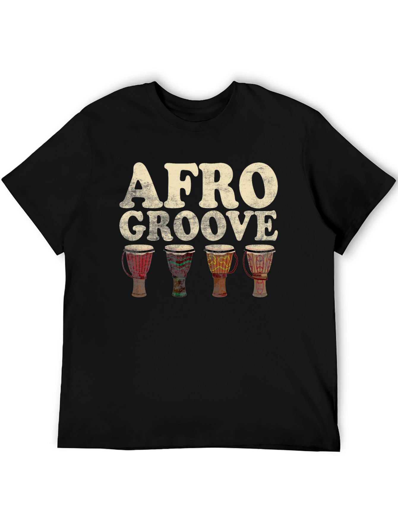Afro Groove Djembe Drum T-Shirt - 5