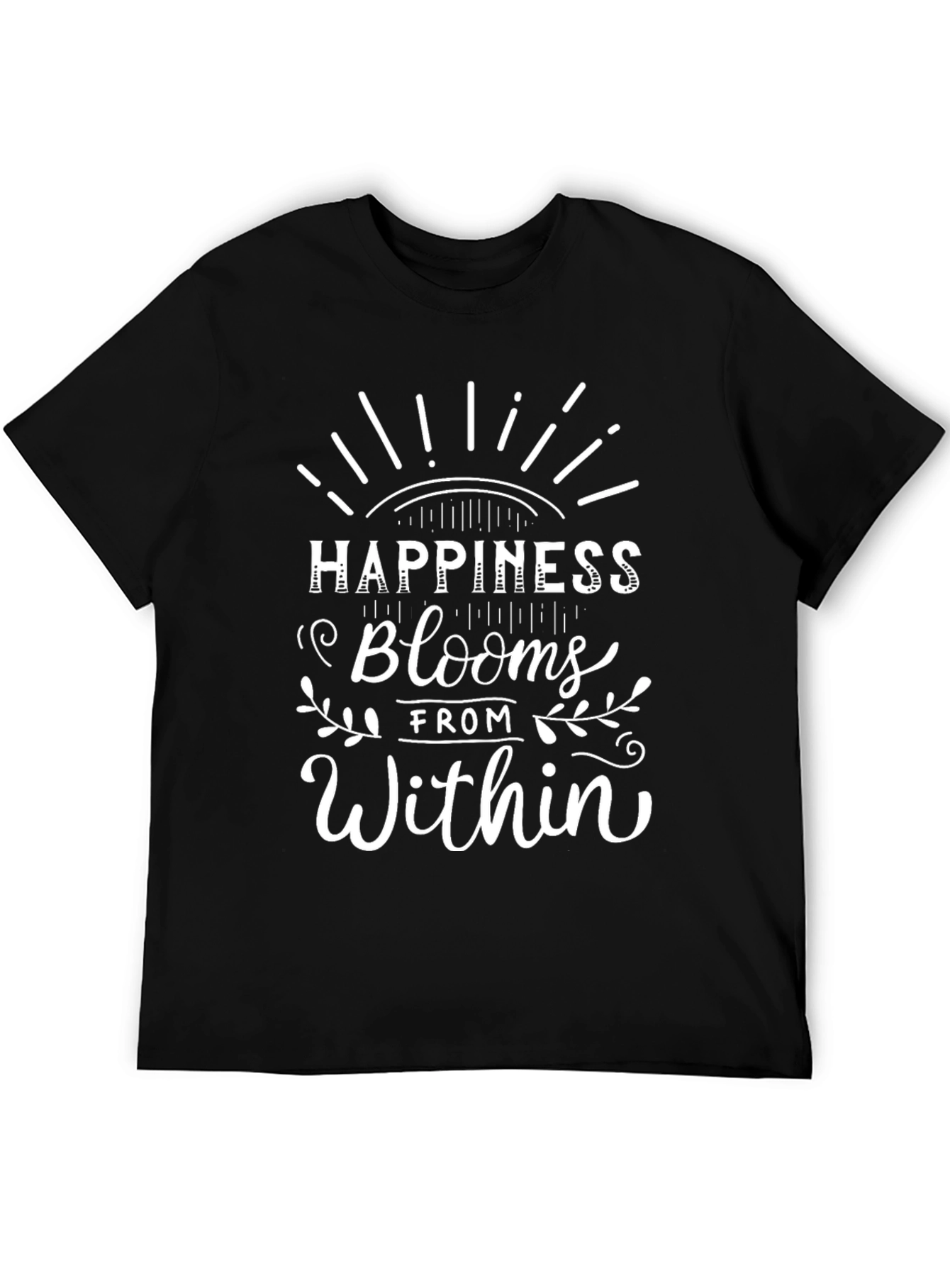 Happiness Blooms Within Graphic Tee - 5