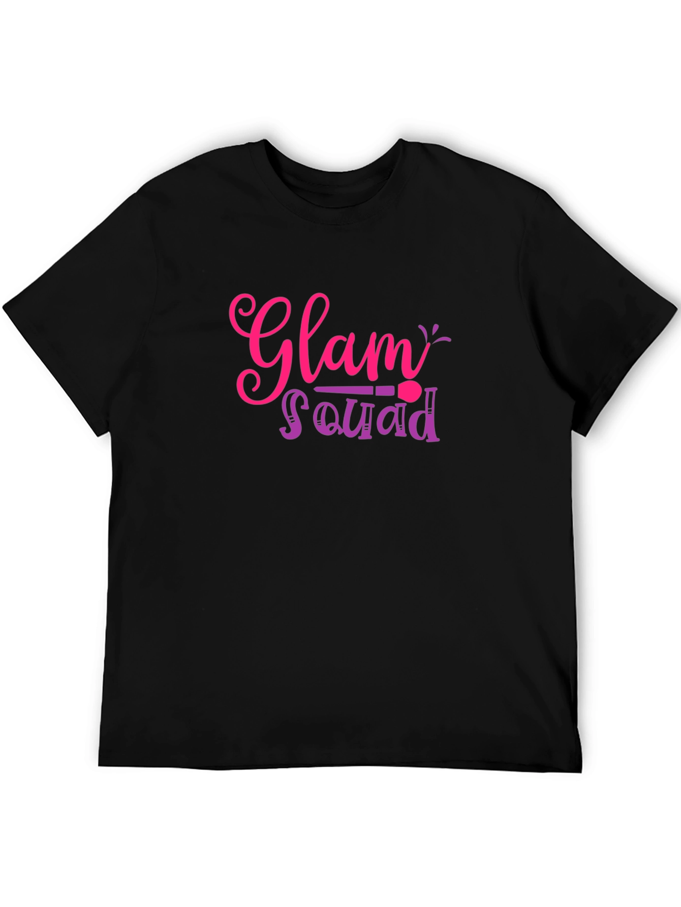 Black Glam Squad Black T-Shirt view 5
