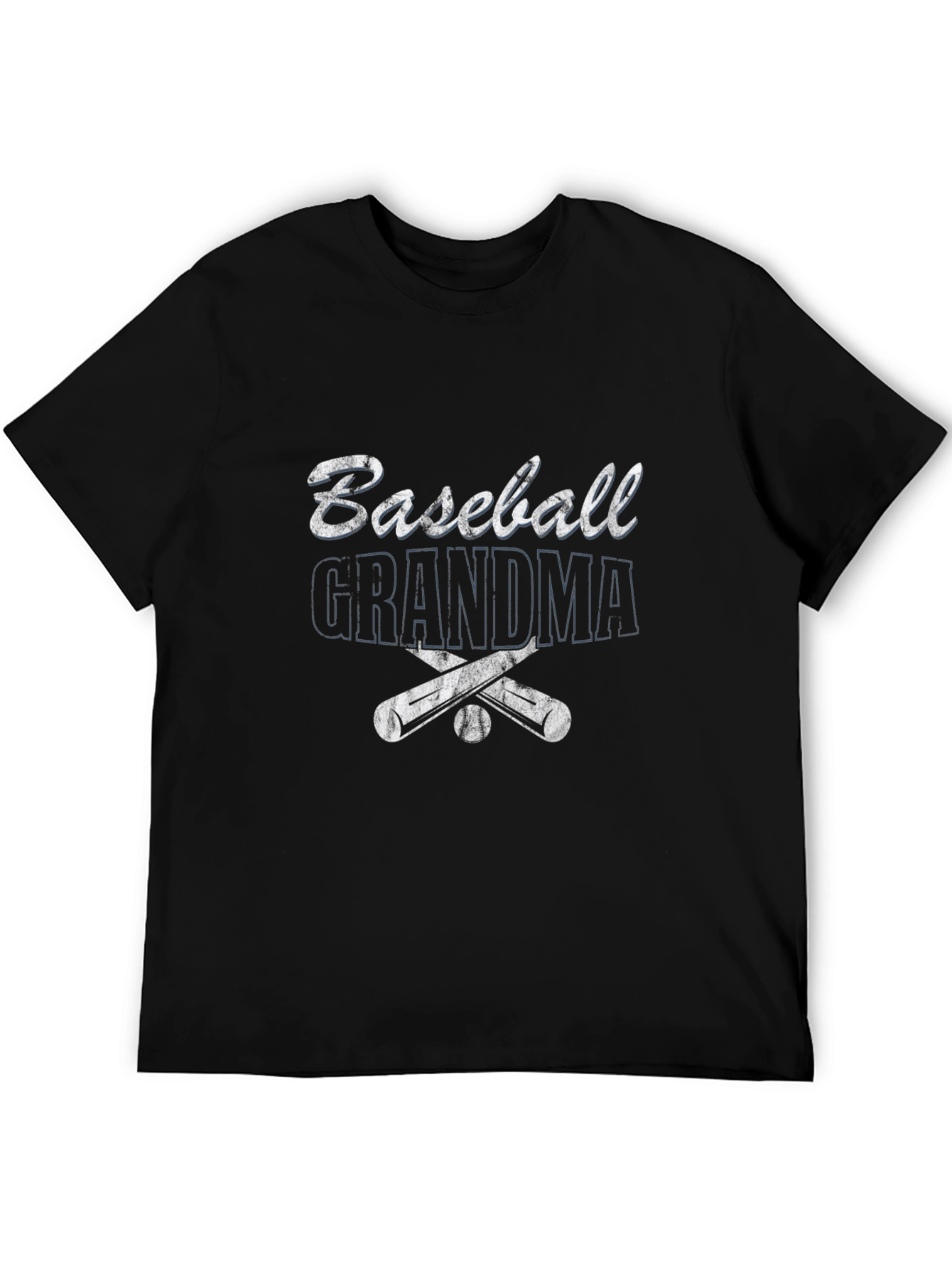Black Baseball Grandma T-Shirt - Sporty Graphic Tee view 5