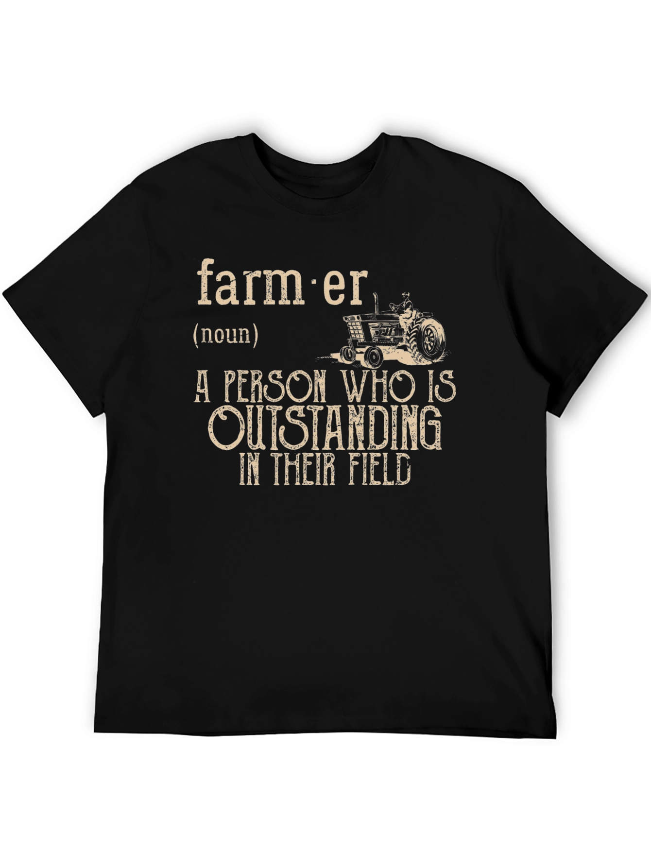 Farmer Definition Graphic Tee - Outstanding in Their Field - 5